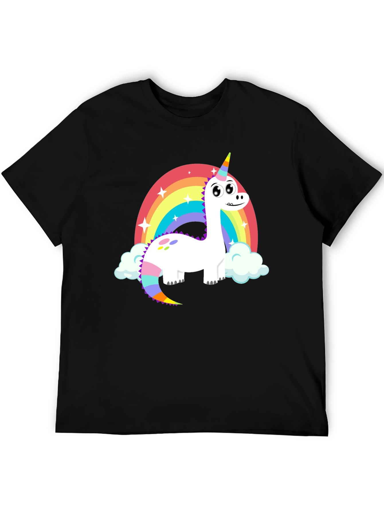 Rainbow Dinosaur Unicorn T-Shirt