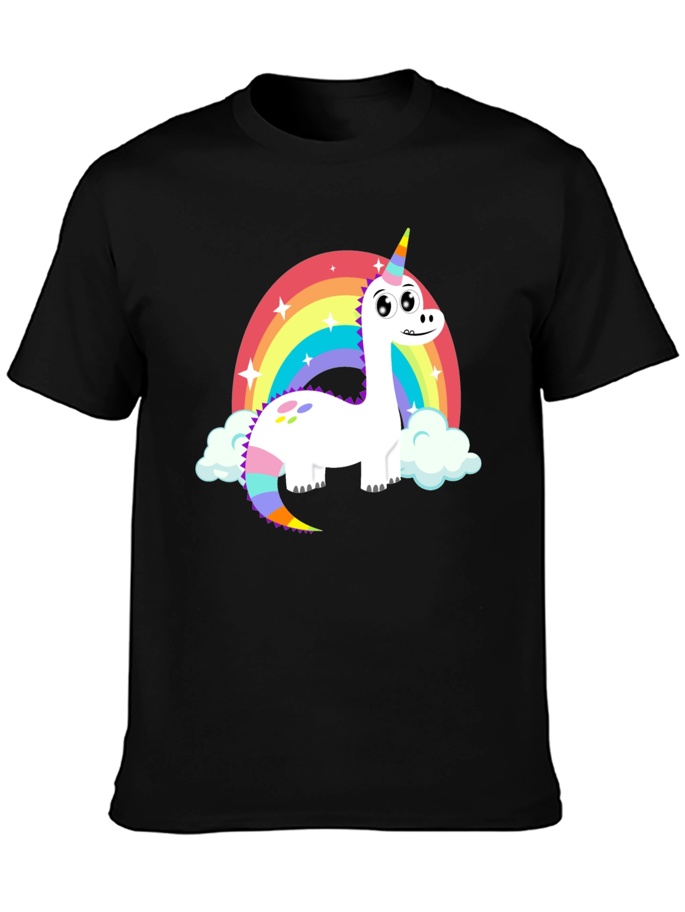 Rainbow Dinosaur Unicorn T-Shirt