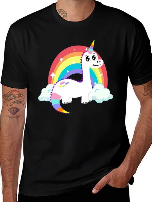 Rainbow Dinosaur Unicorn T-Shirt