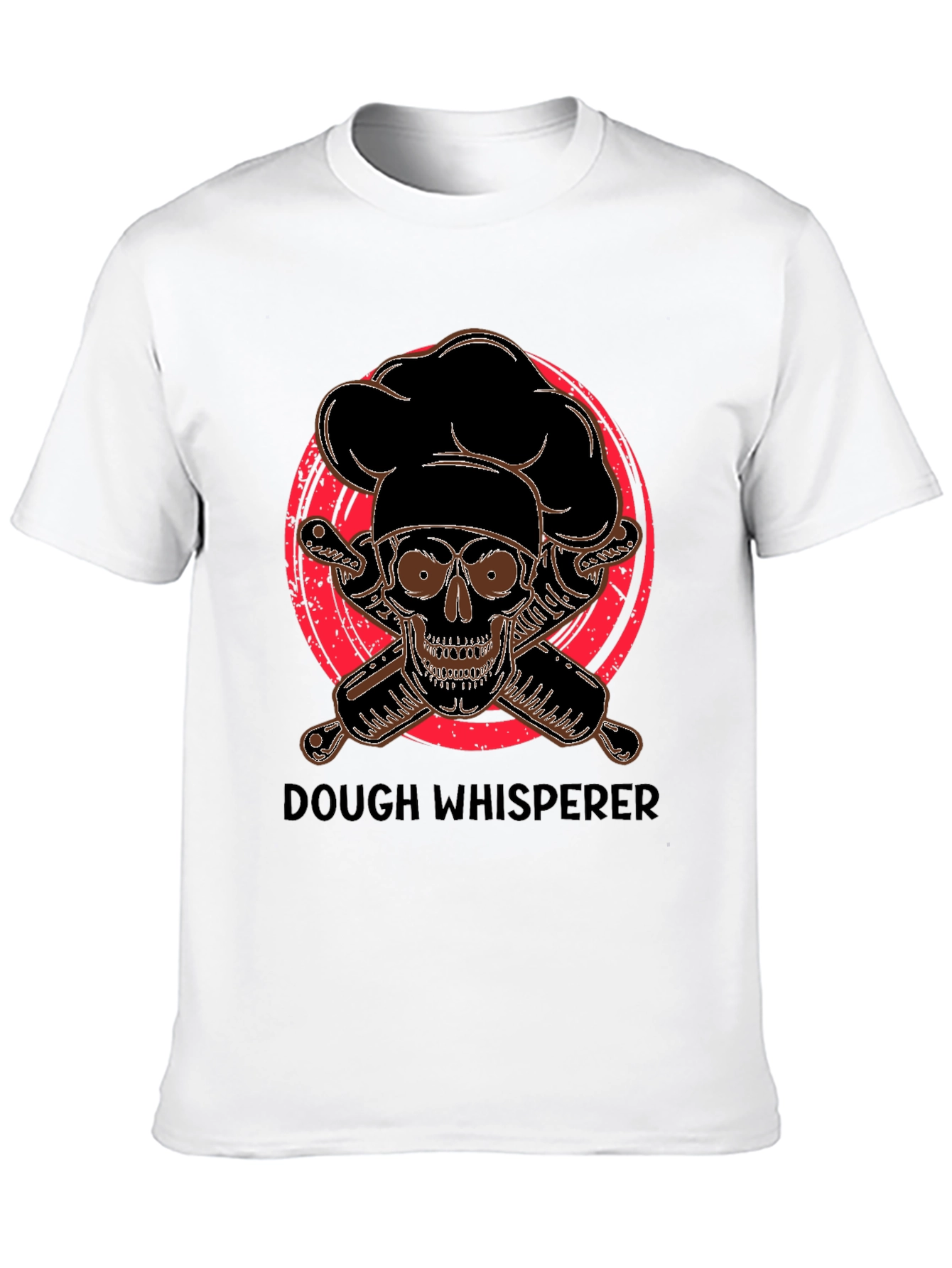 Dough Whisperer Skull Baker T-Shirt
