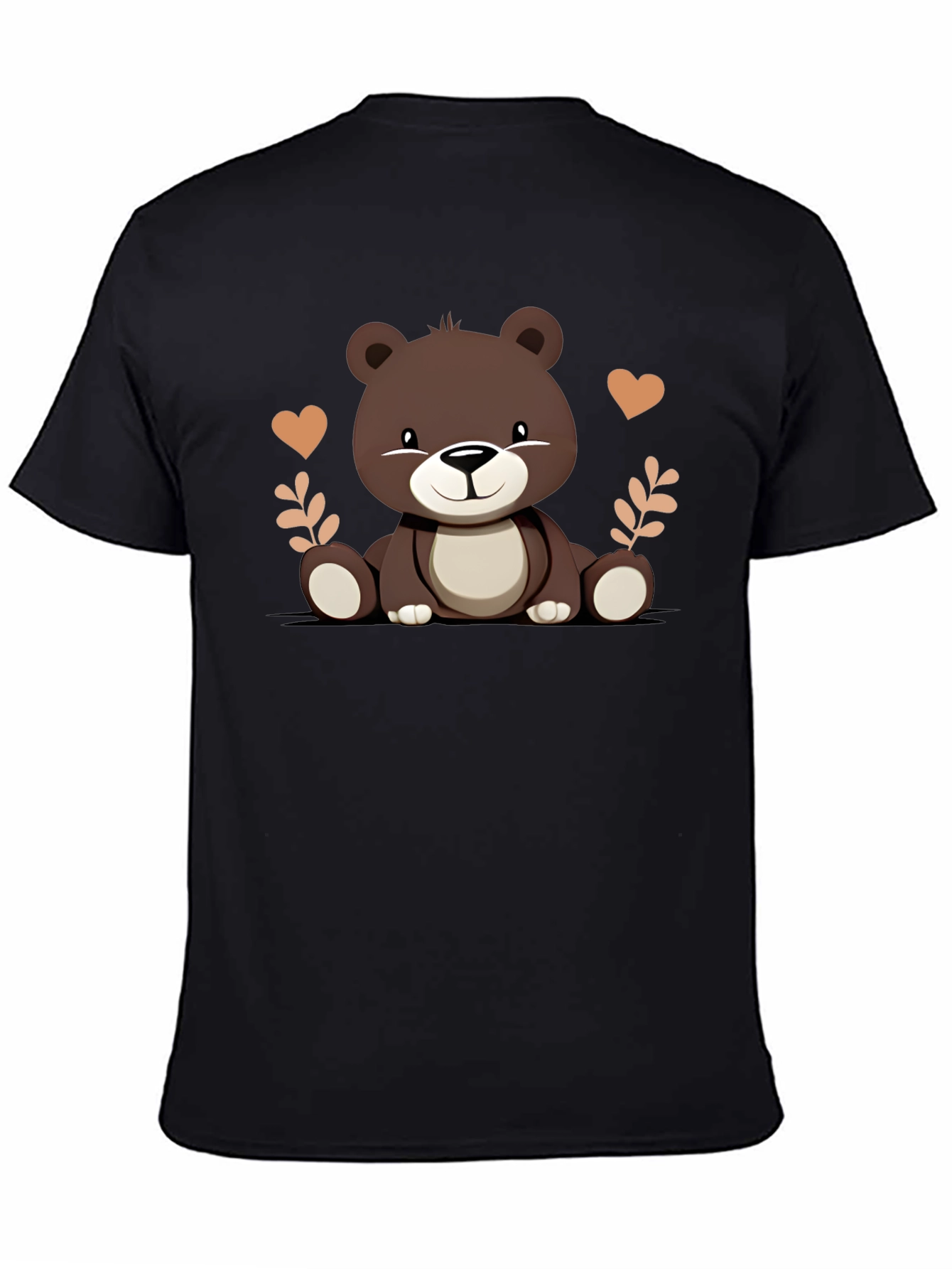 Cute Bear Graphic Tee - Soft Cotton Comfort