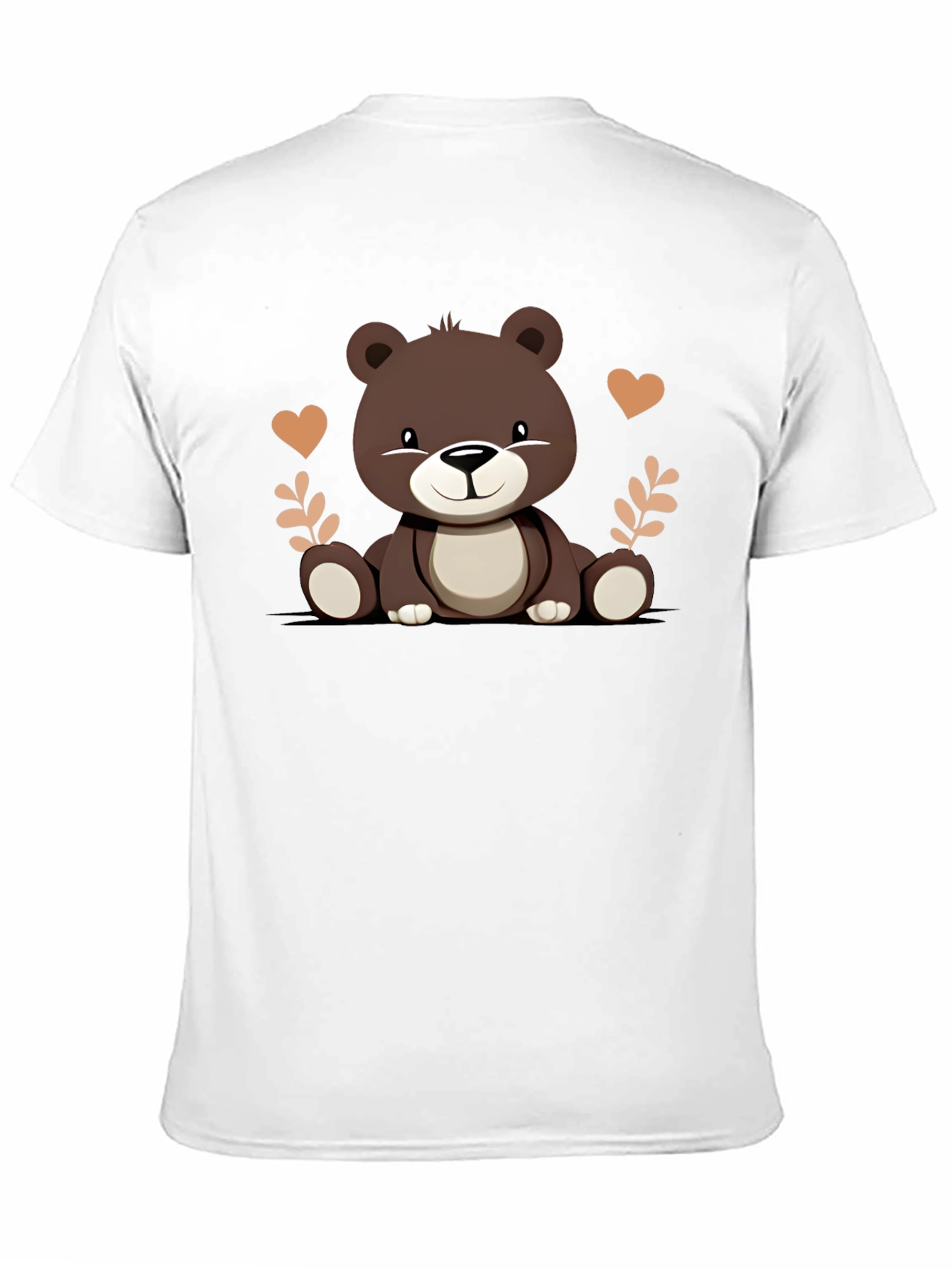 Cute Bear Graphic Tee - Soft Cotton Comfort