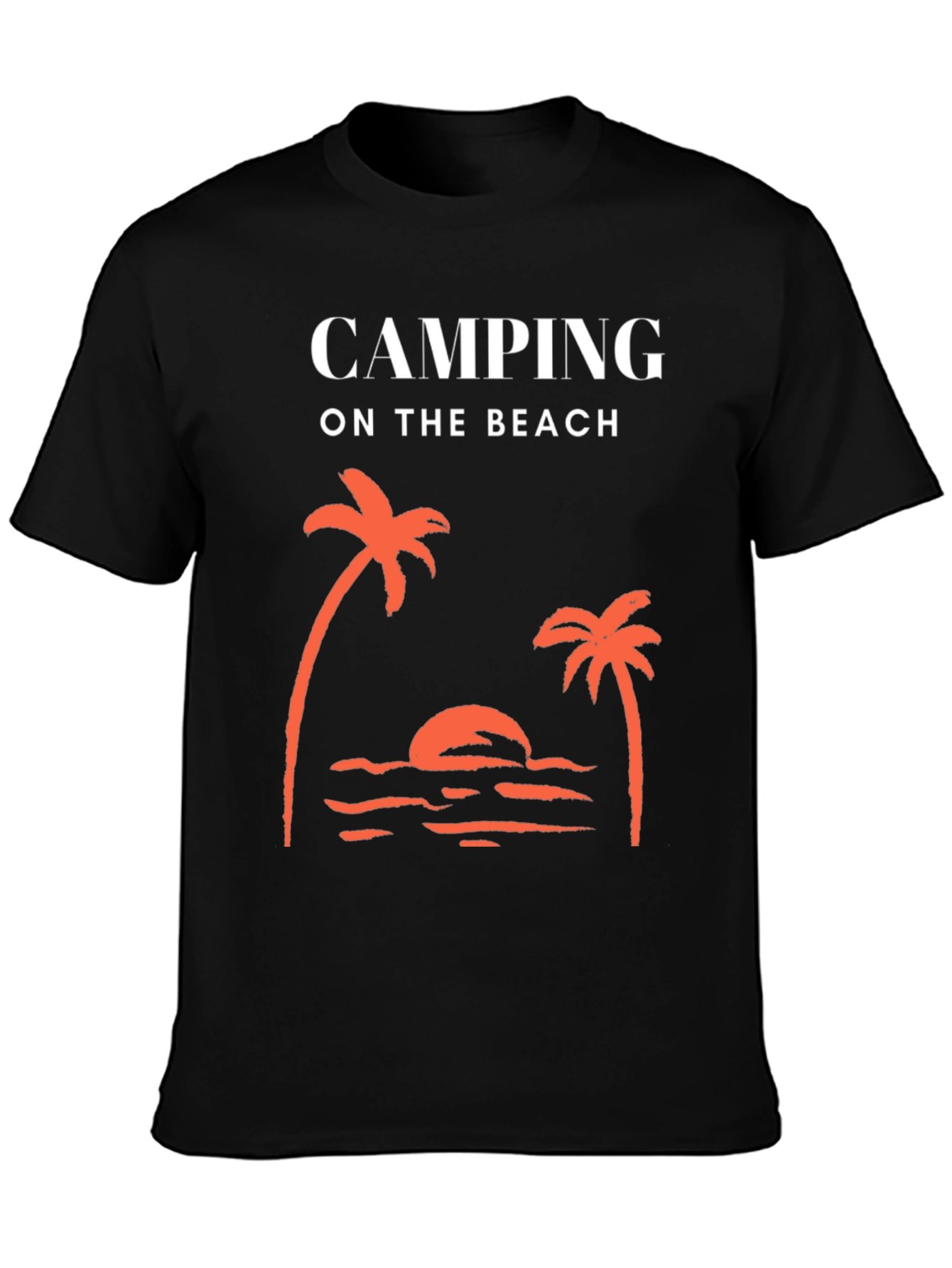 Camping on the Beach Graphic Tee