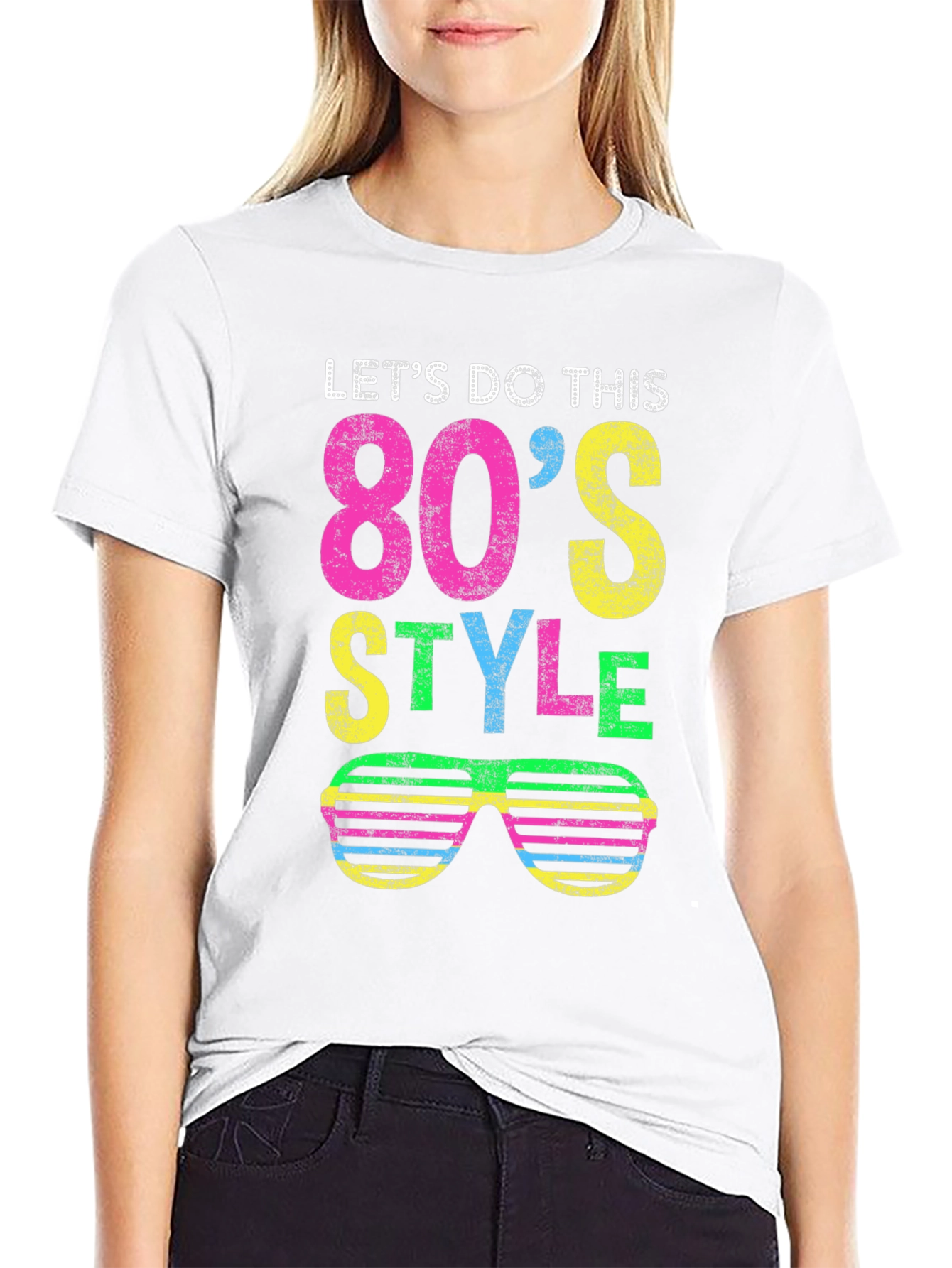 Retro 80s Style Graphic Tee