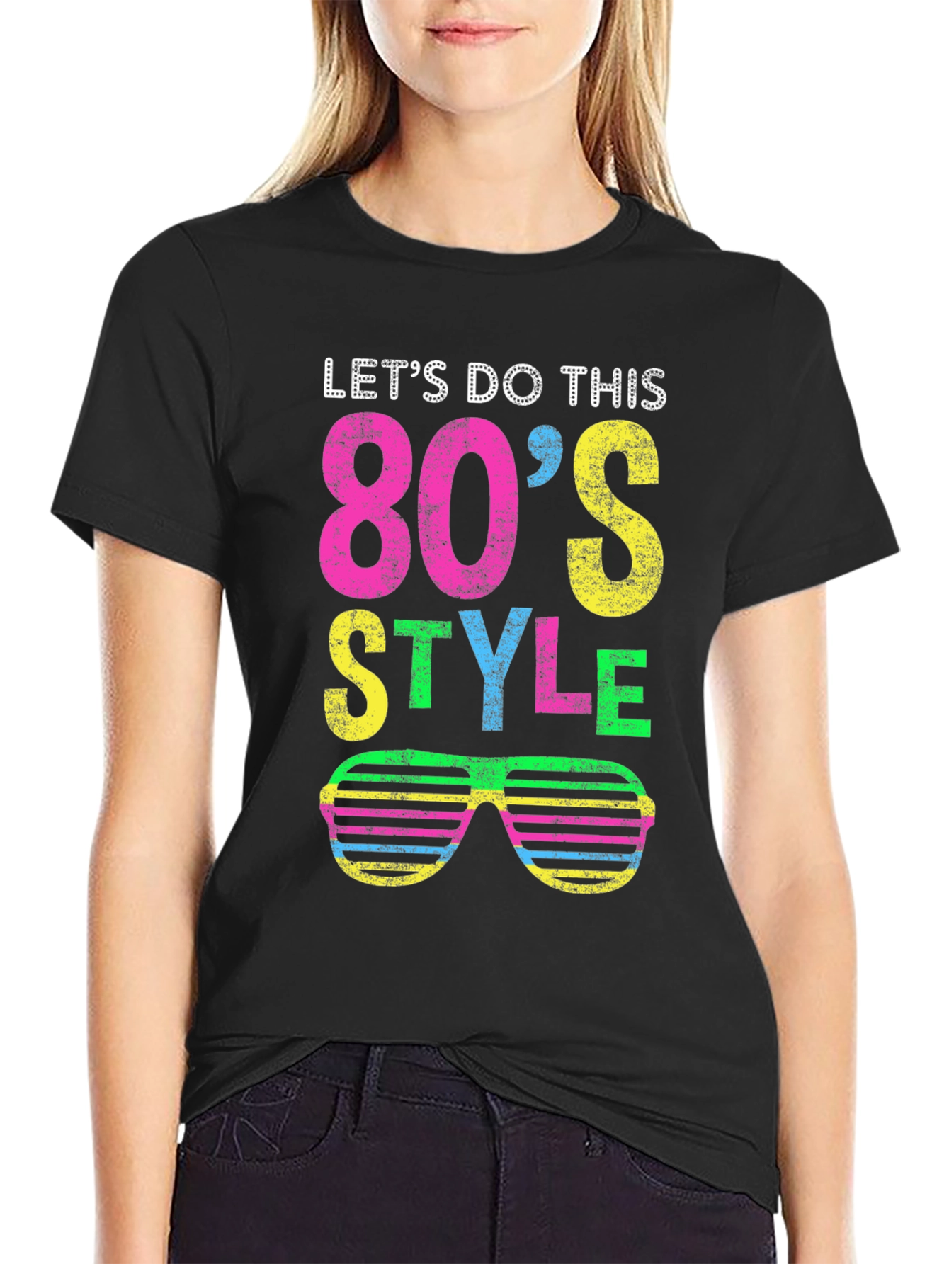 Retro 80s Style Graphic Tee