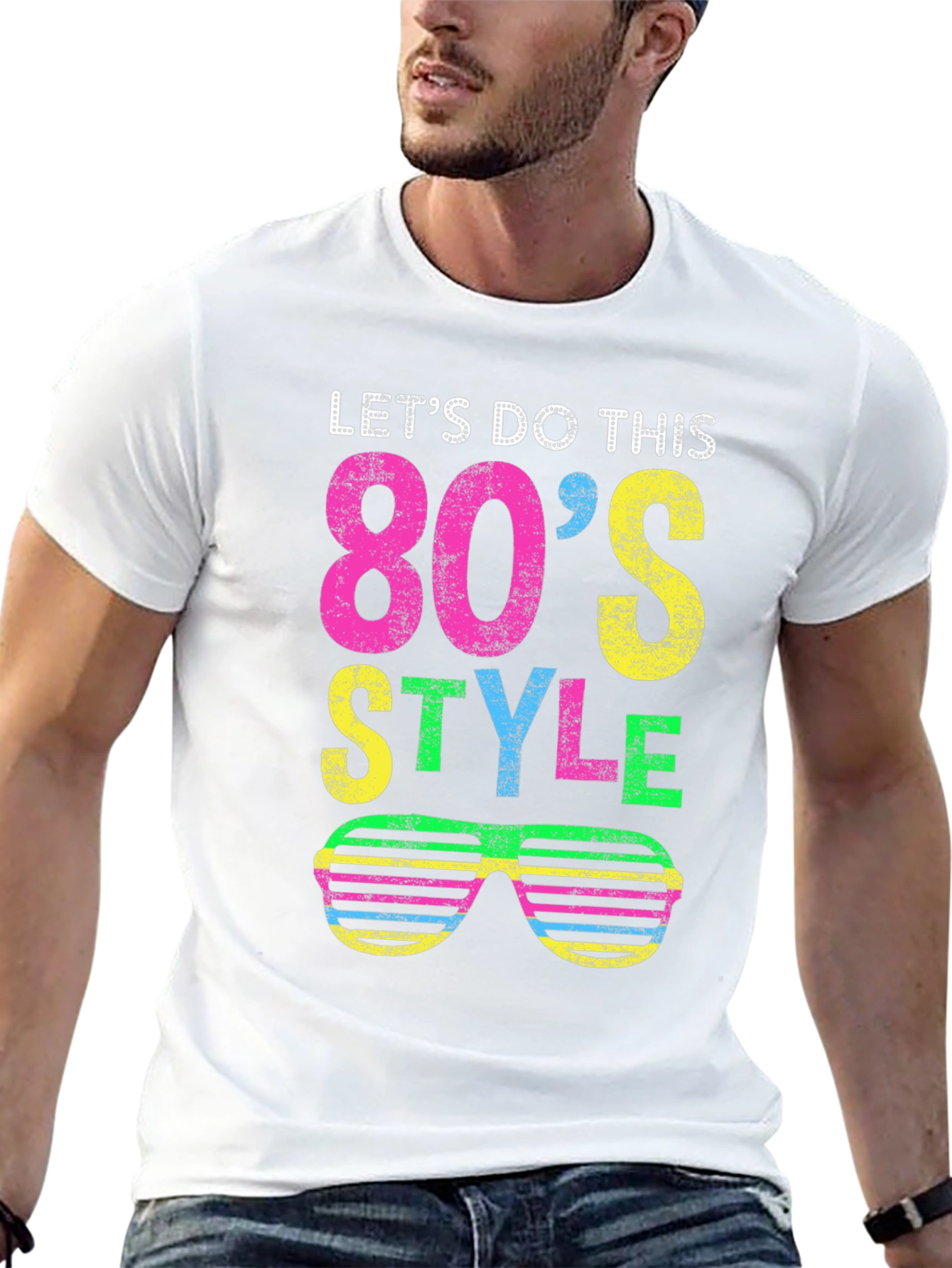 Retro 80s Style Graphic Tee