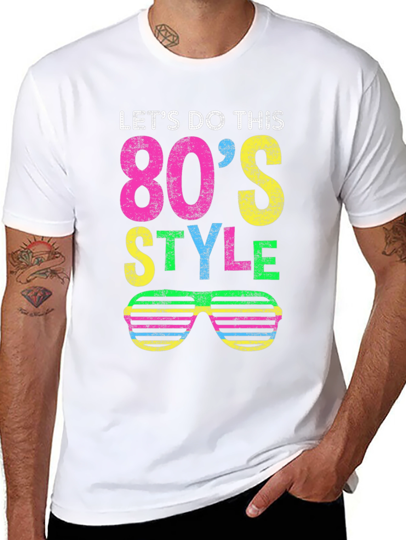 Retro 80s Style Graphic Tee