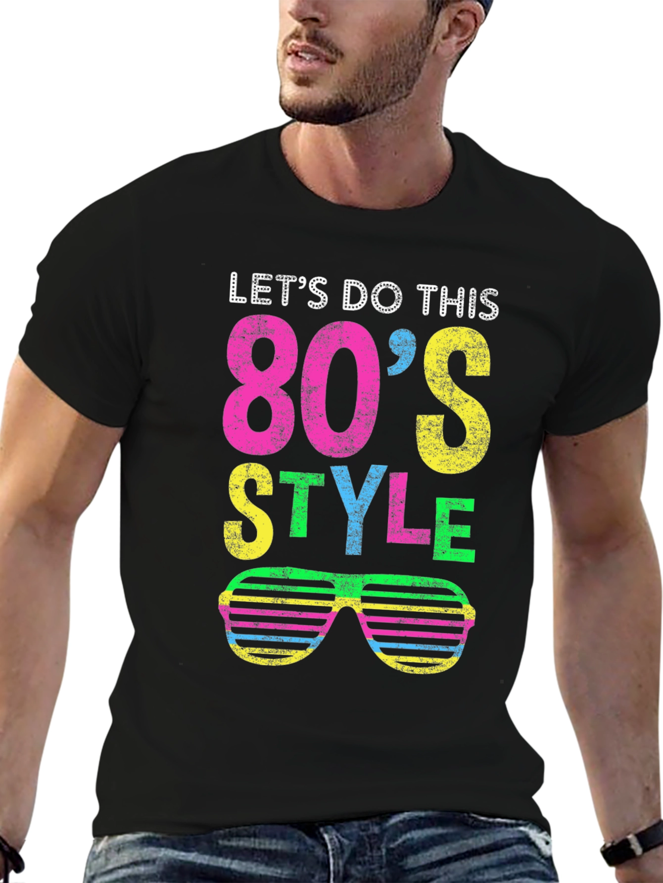 Retro 80s Style Graphic Tee