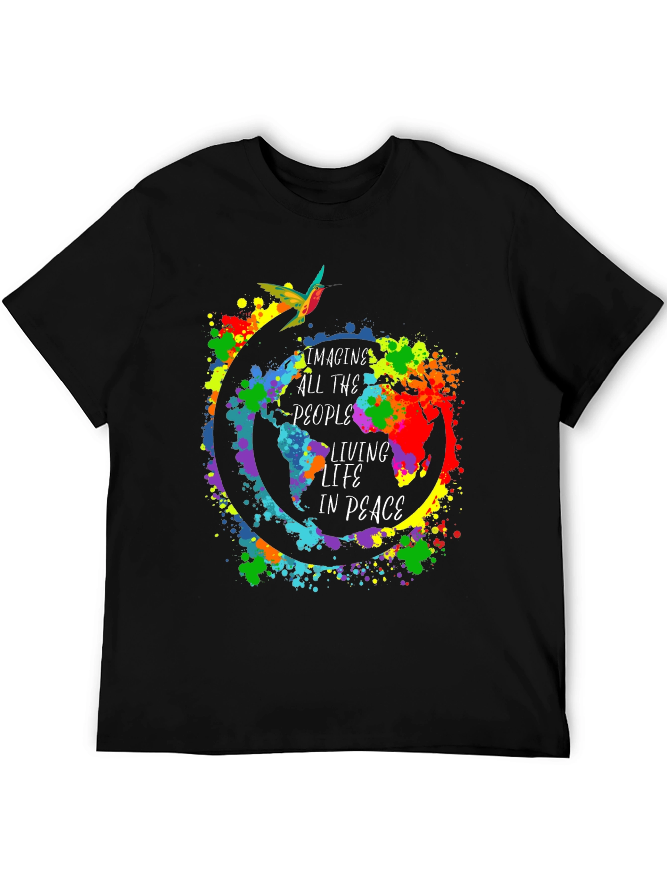 Imagine All the People T-Shirt Peace Design
