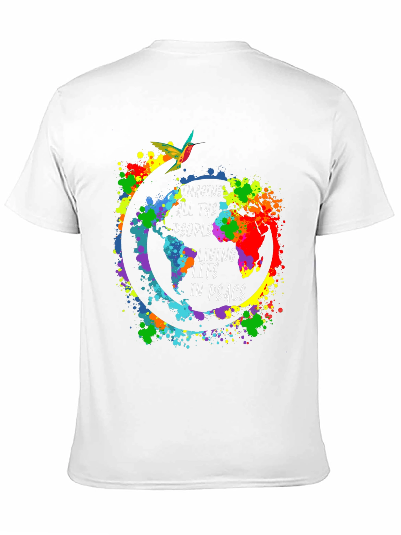 Imagine All the People T-Shirt Peace Design