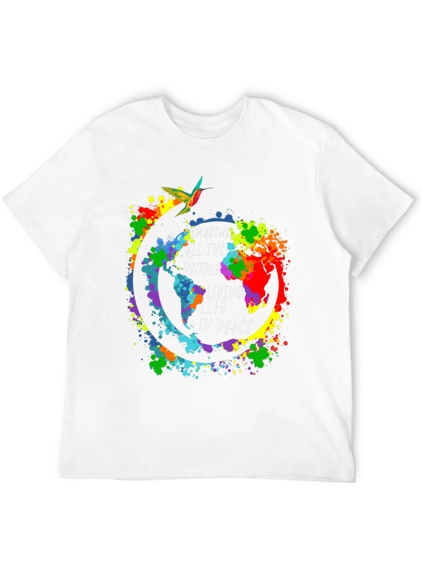Imagine All the People T-Shirt Peace Design