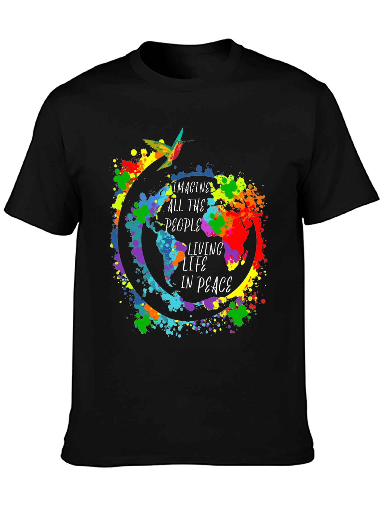 Imagine All the People T-Shirt Peace Design