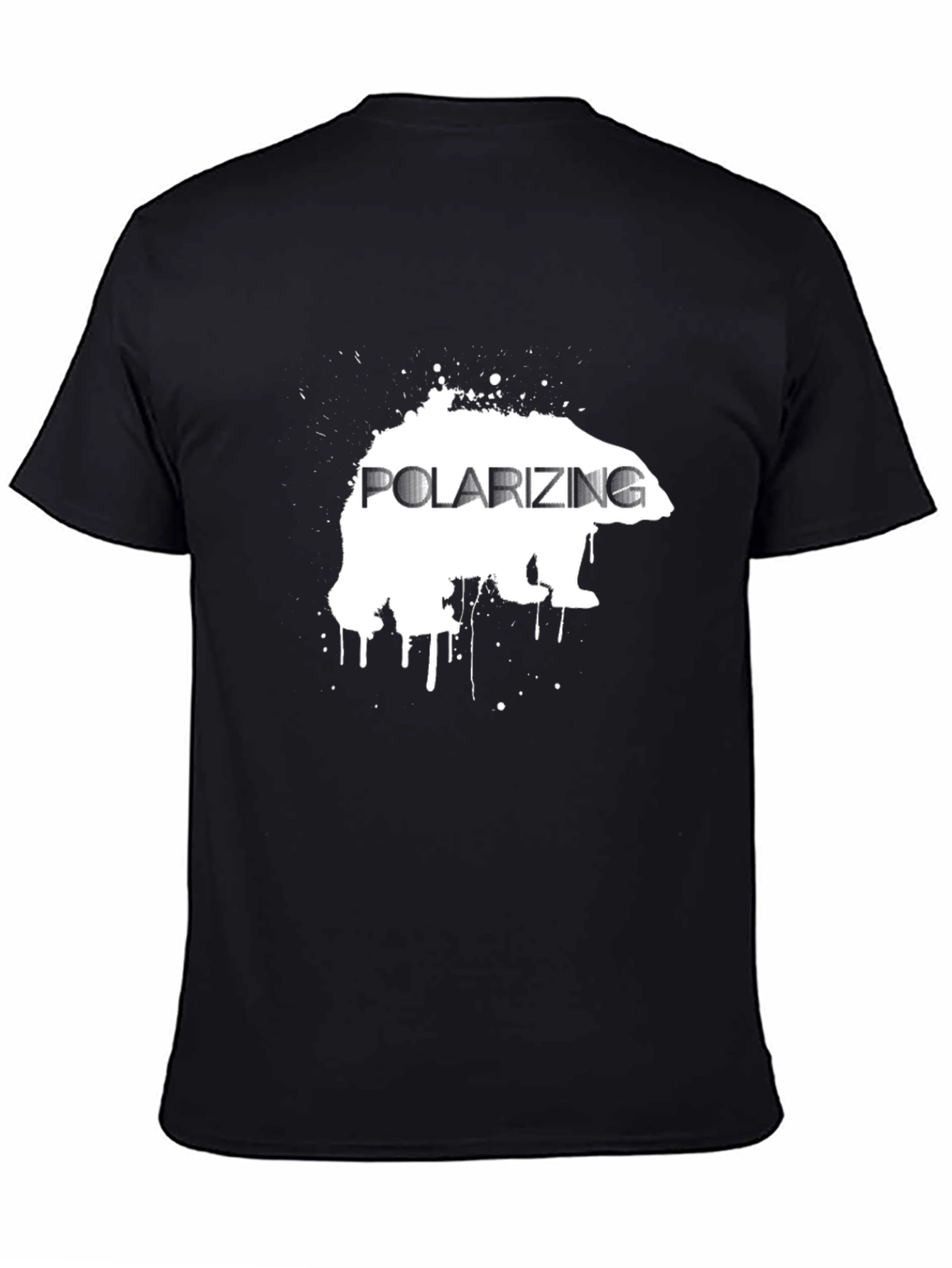 Polarizing Bear Black Graphic Tee