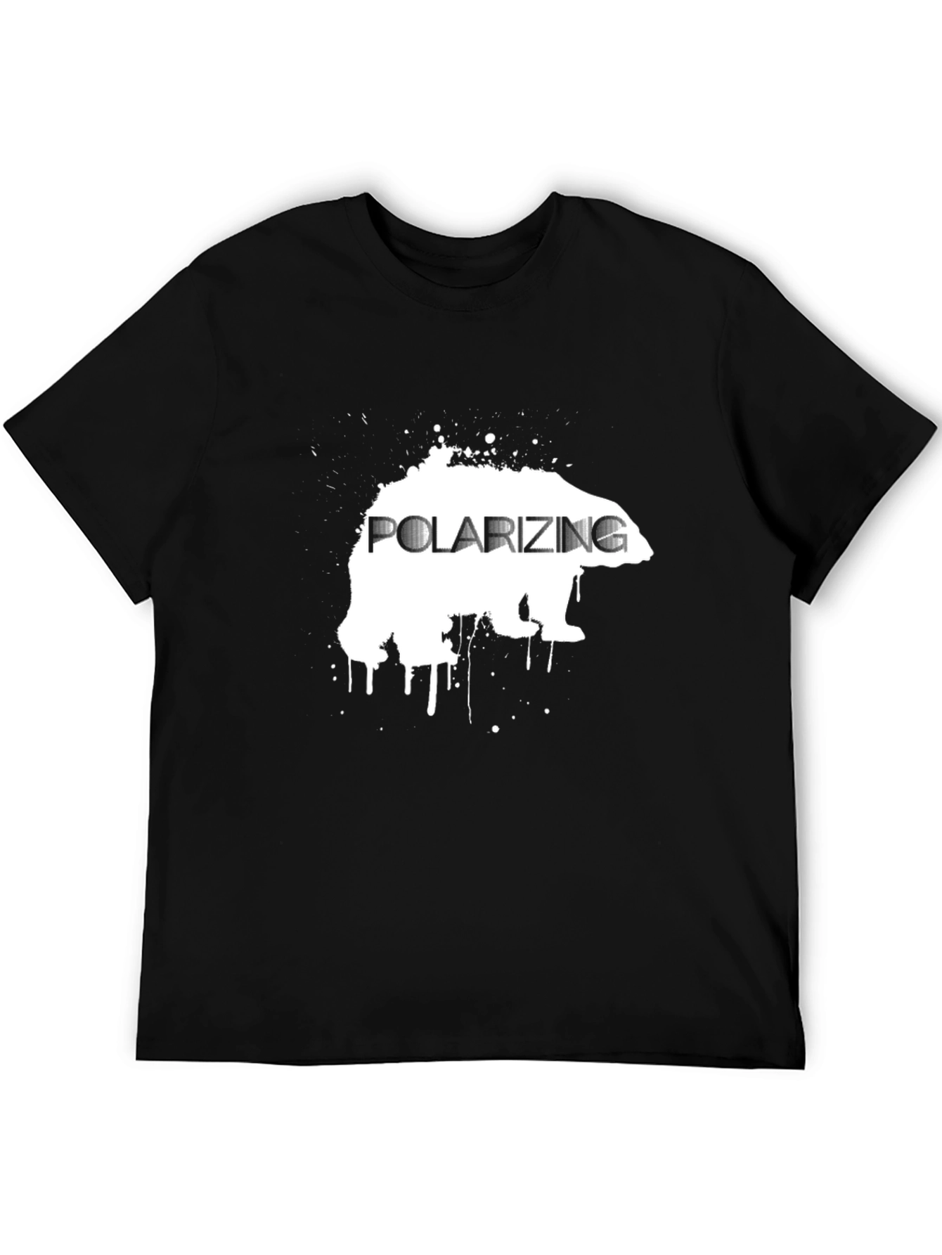 Polarizing Bear Black Graphic Tee