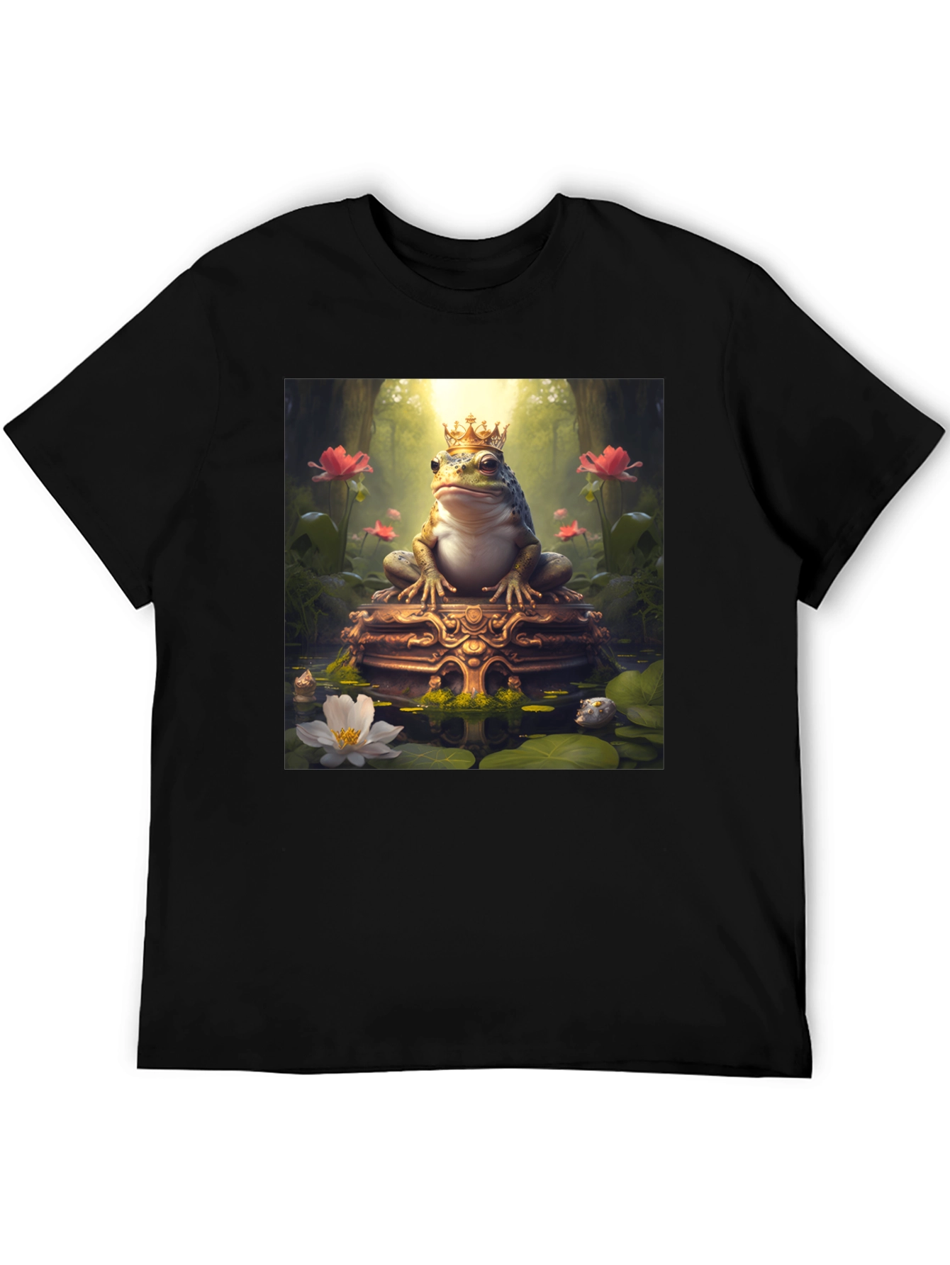 Frog King T-Shirt - Gildan Heavy Cotton