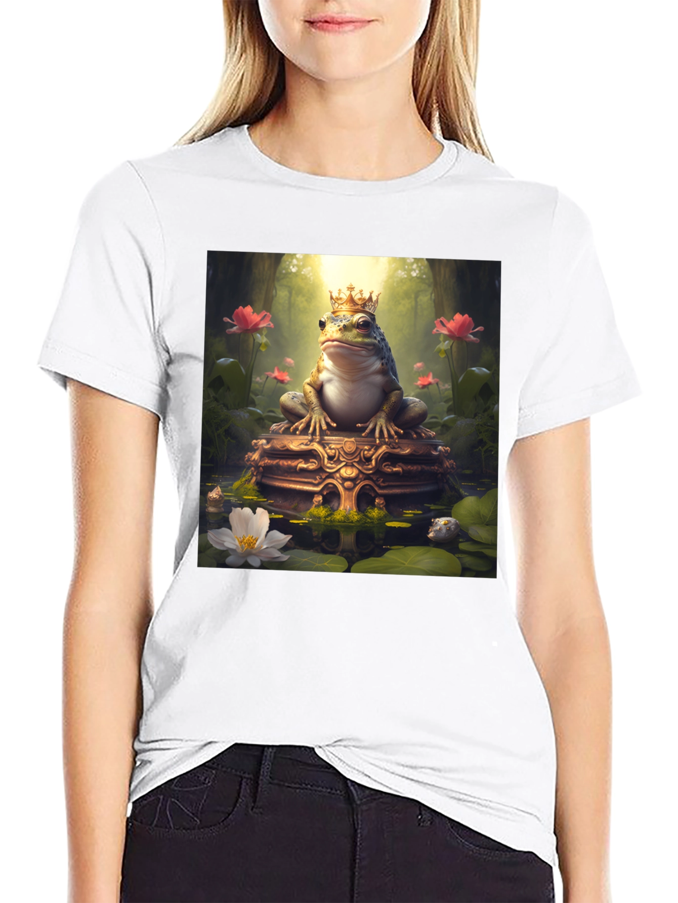Frog King T-Shirt - Gildan Heavy Cotton