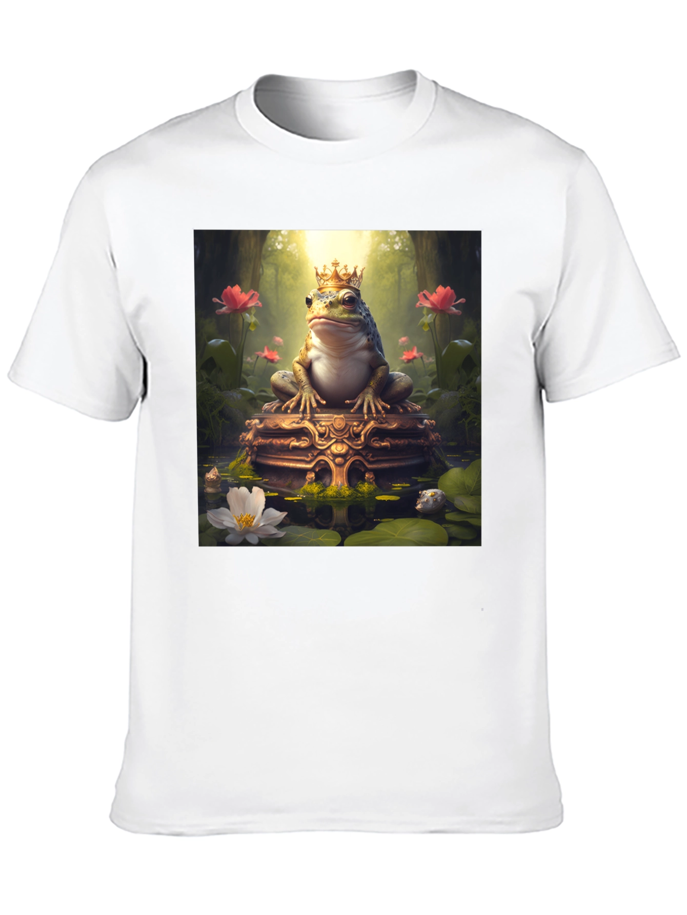Frog King T-Shirt - Gildan Heavy Cotton