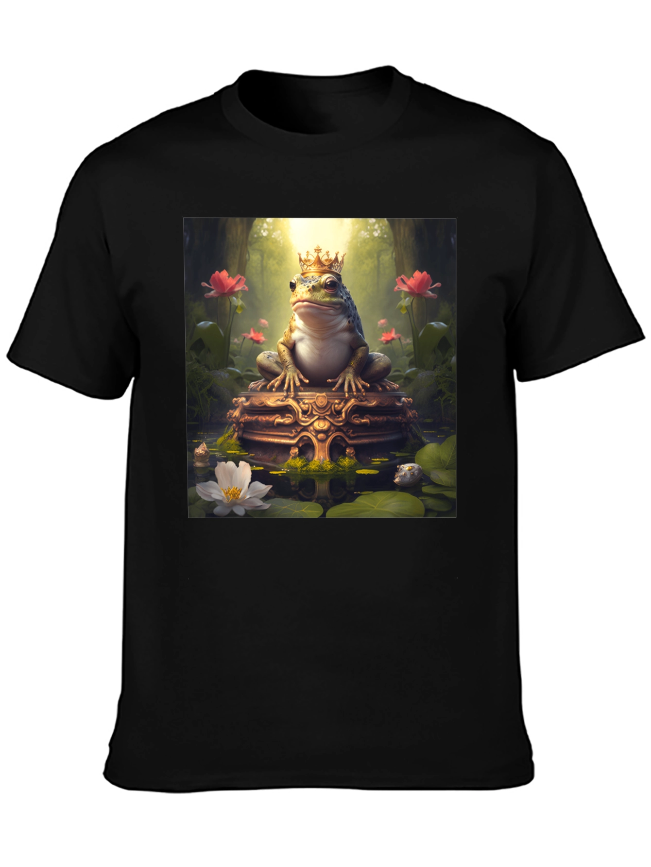 Frog King T-Shirt - Gildan Heavy Cotton