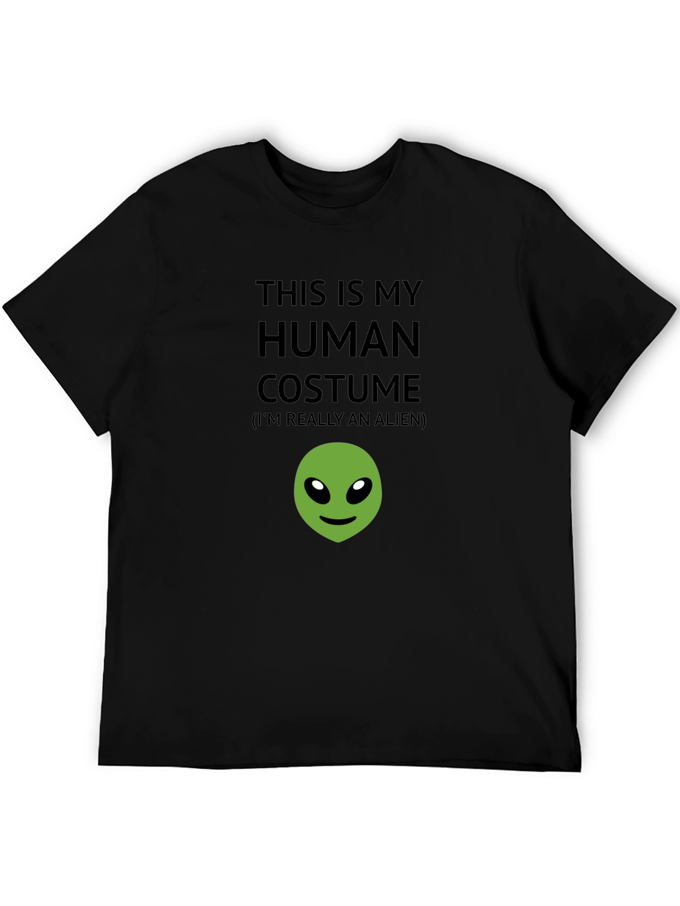 Human Costume Alien T-Shirt - Funny Novelty Tee