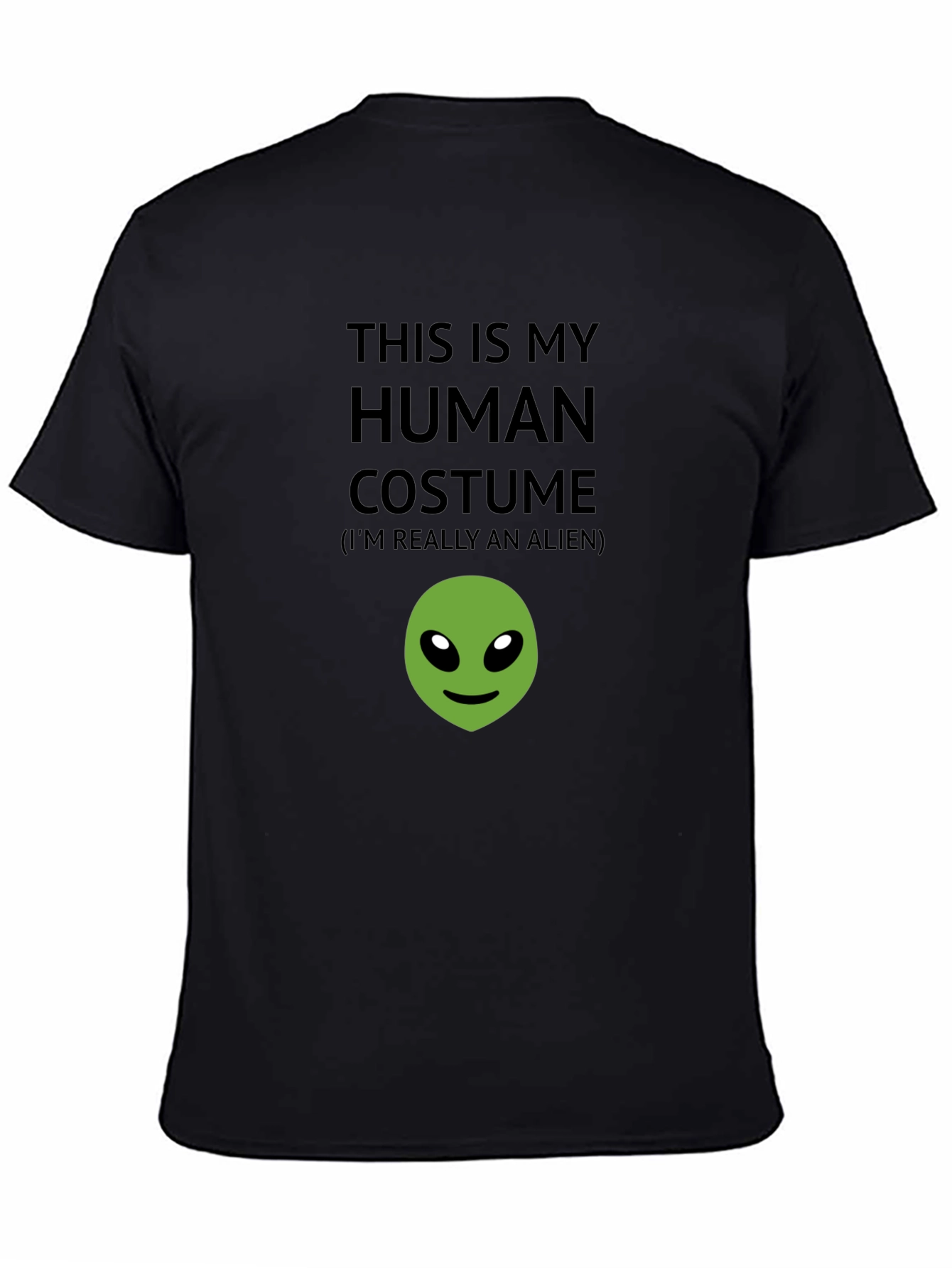 Human Costume Alien T-Shirt - Funny Novelty Tee