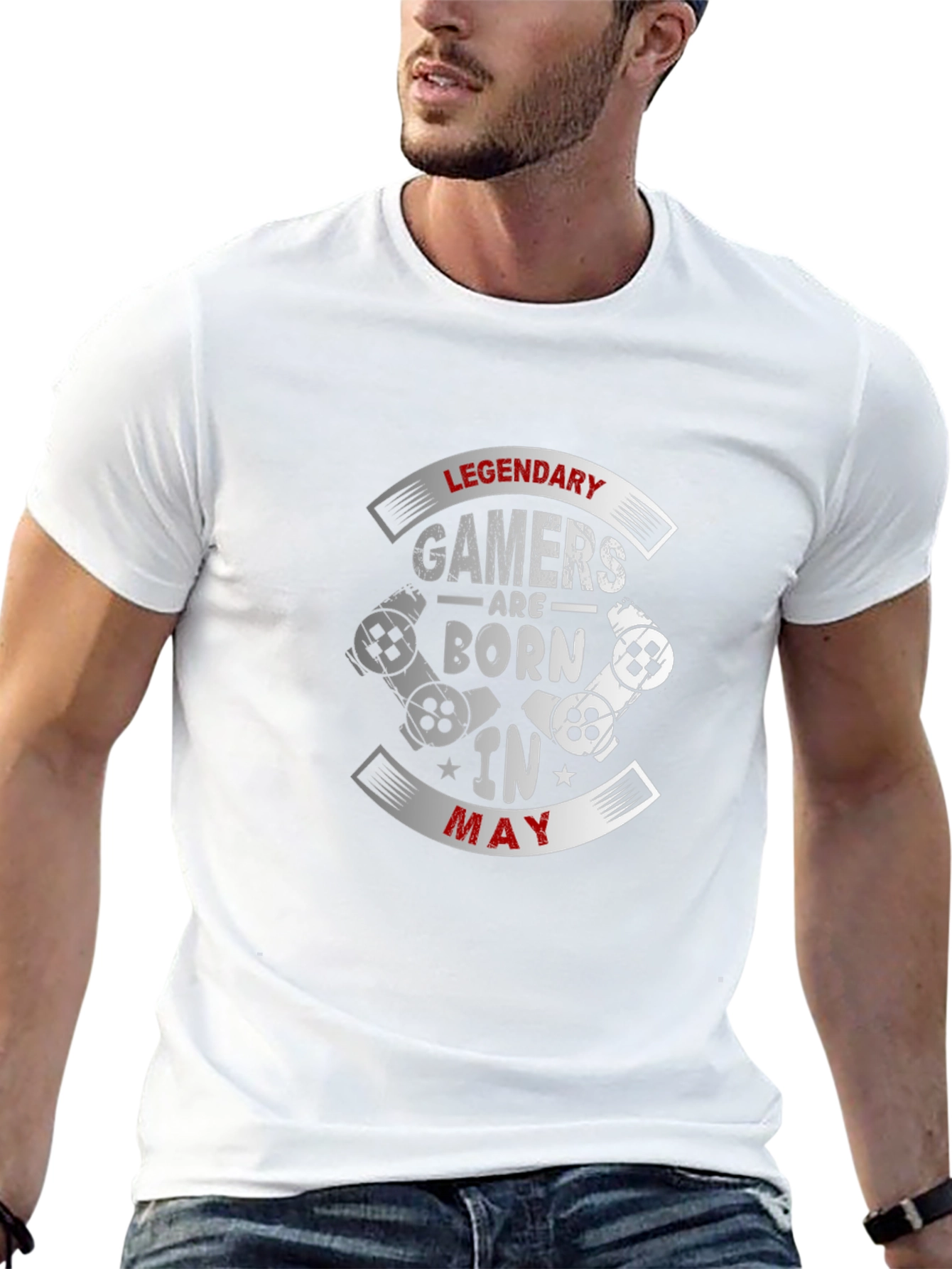 Legendary Gamers Born in May Graphic T-Shirt