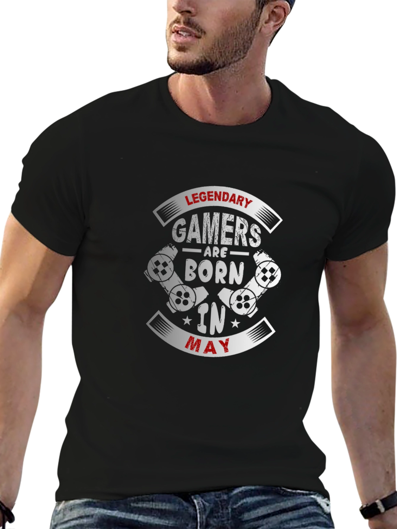 Legendary Gamers Born in May Graphic T-Shirt