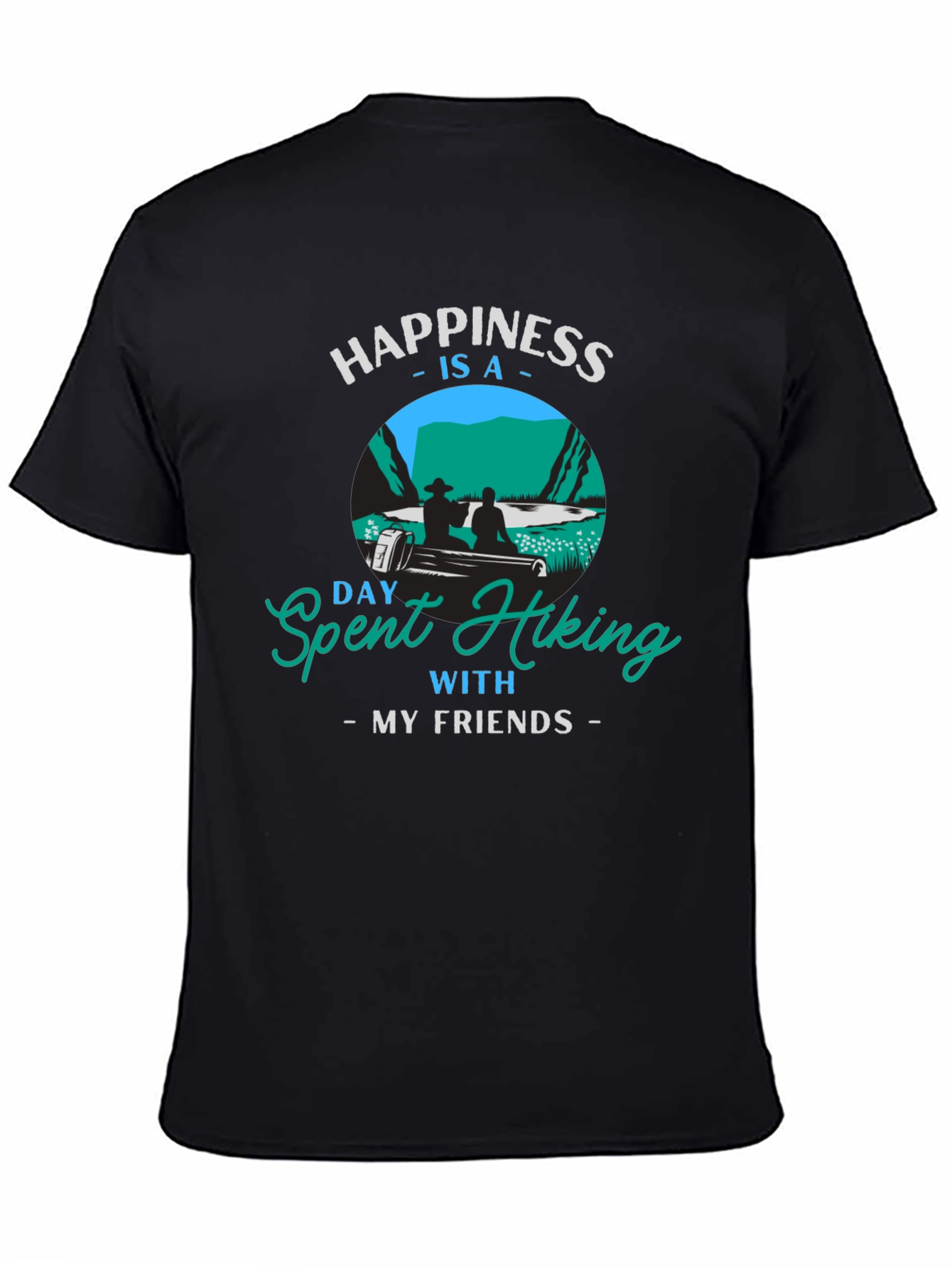 Hiking Friends Tee - Happiness Is Hiking