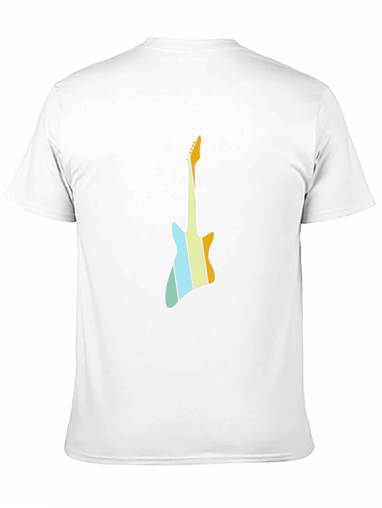 Retro Guitar T-Shirt - Black Graphic Tee