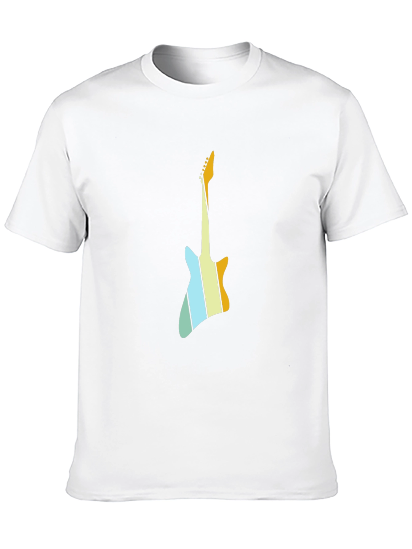 Retro Guitar T-Shirt - Black Graphic Tee