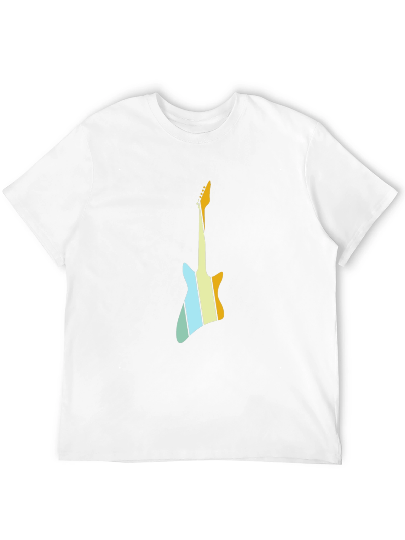 Retro Guitar T-Shirt - Black Graphic Tee