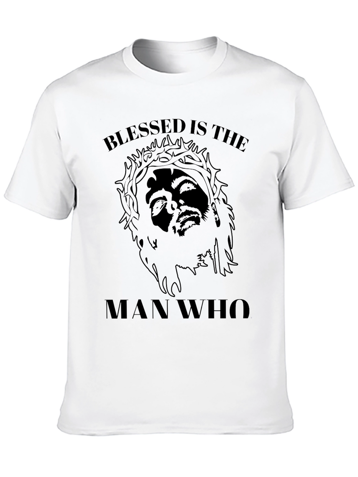 Blessed Man Graphic Tee - Black
