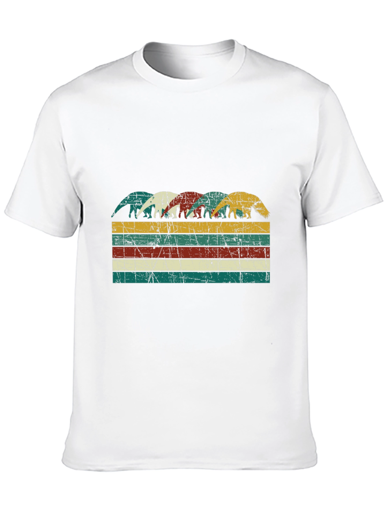 Retro Honey Badger Stripe T-Shirt