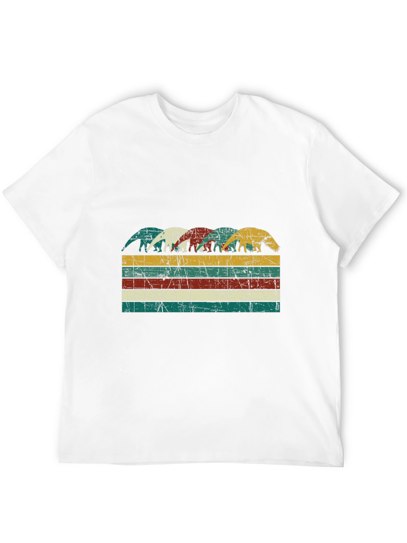 Retro Honey Badger Stripe T-Shirt