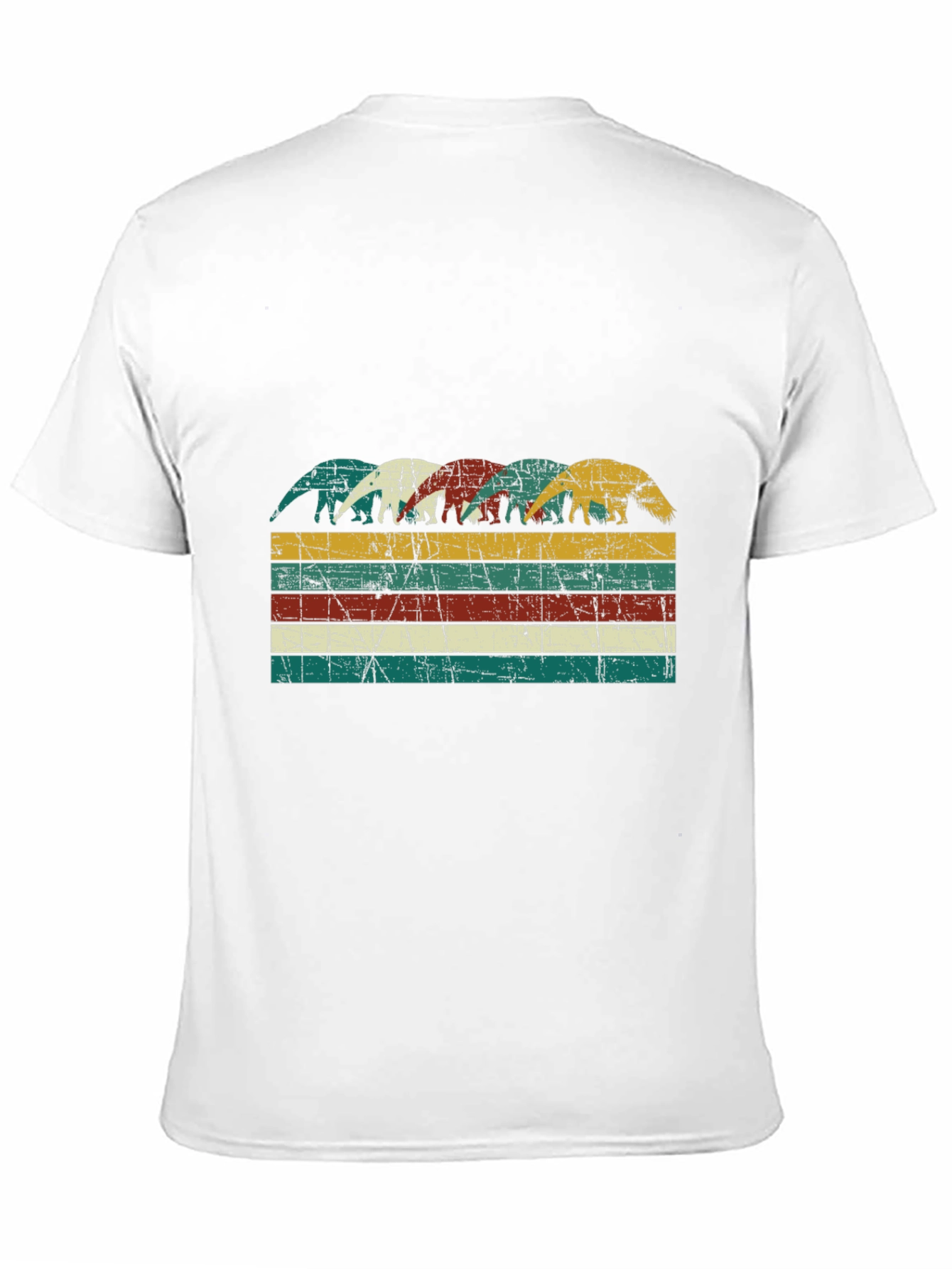 Retro Honey Badger Stripe T-Shirt