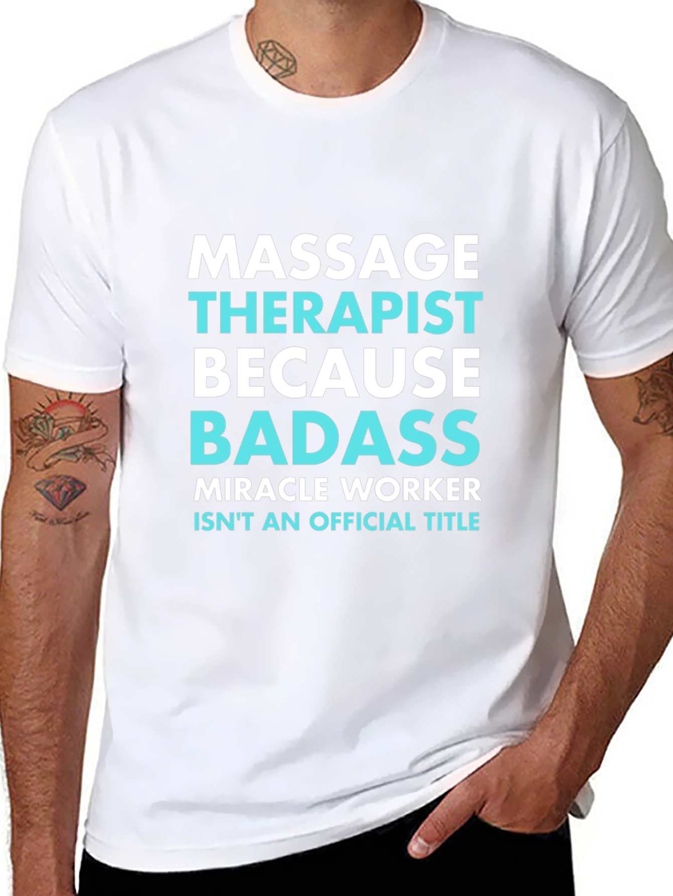 Massage Therapist Badass T-Shirt