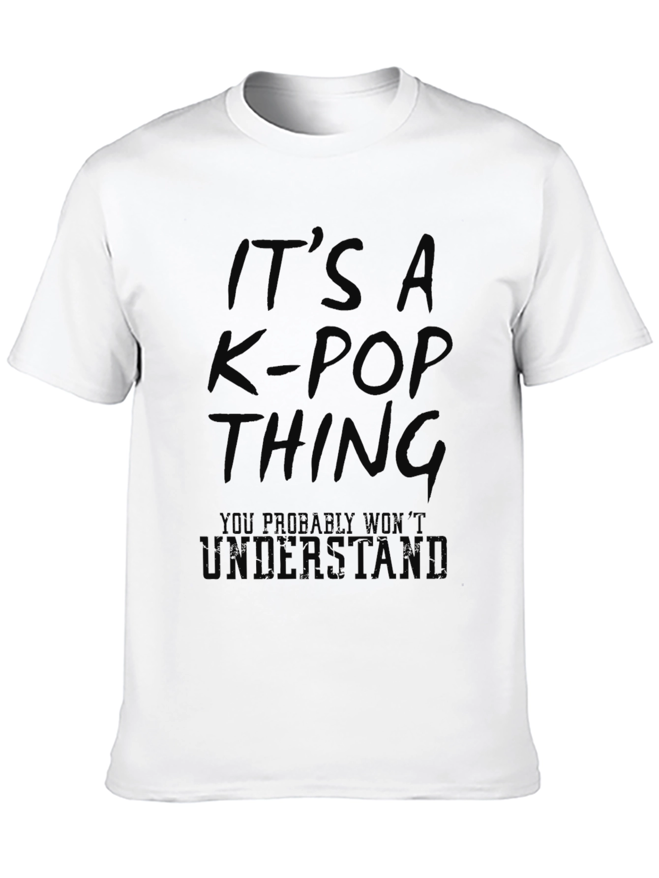 K-Pop Thing Graphic Tee - Black