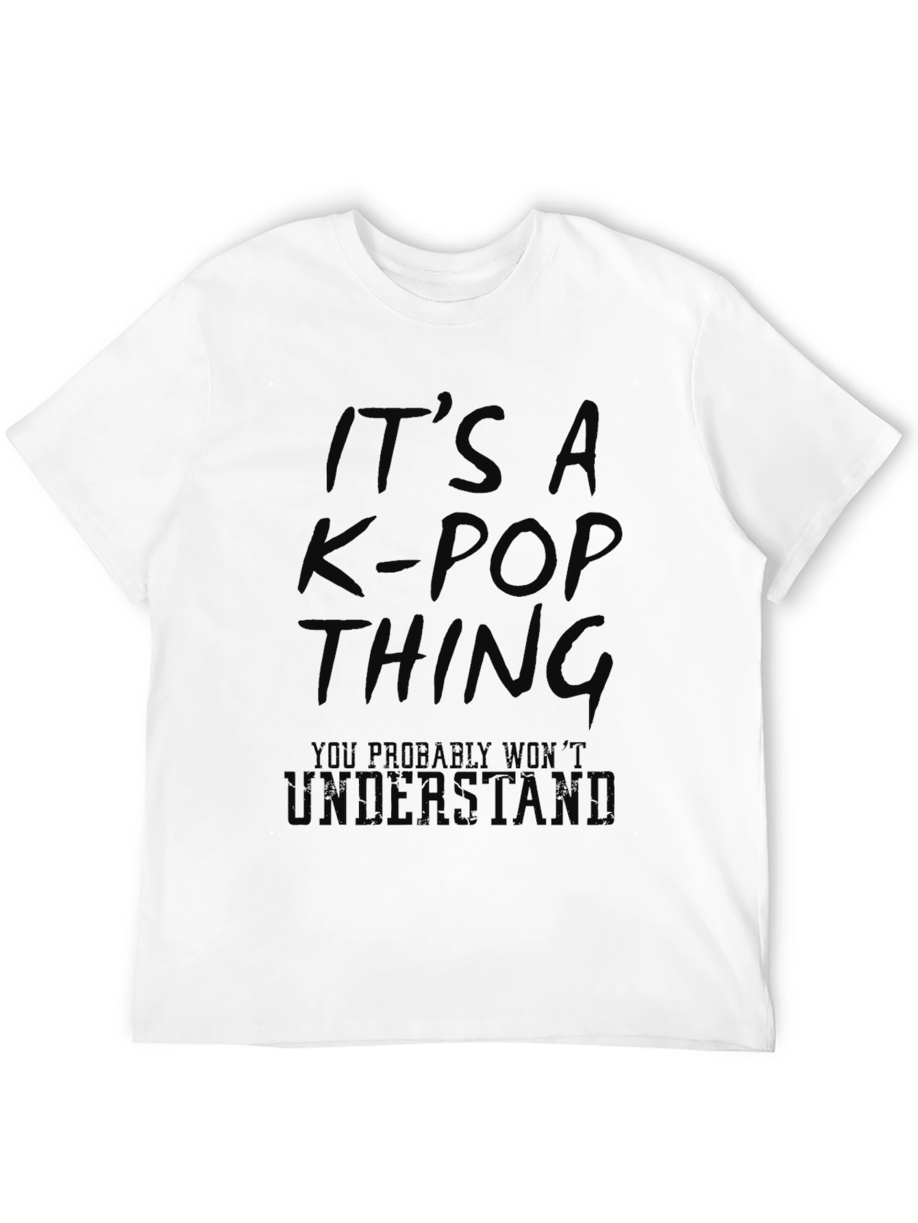 K-Pop Thing Graphic Tee - Black