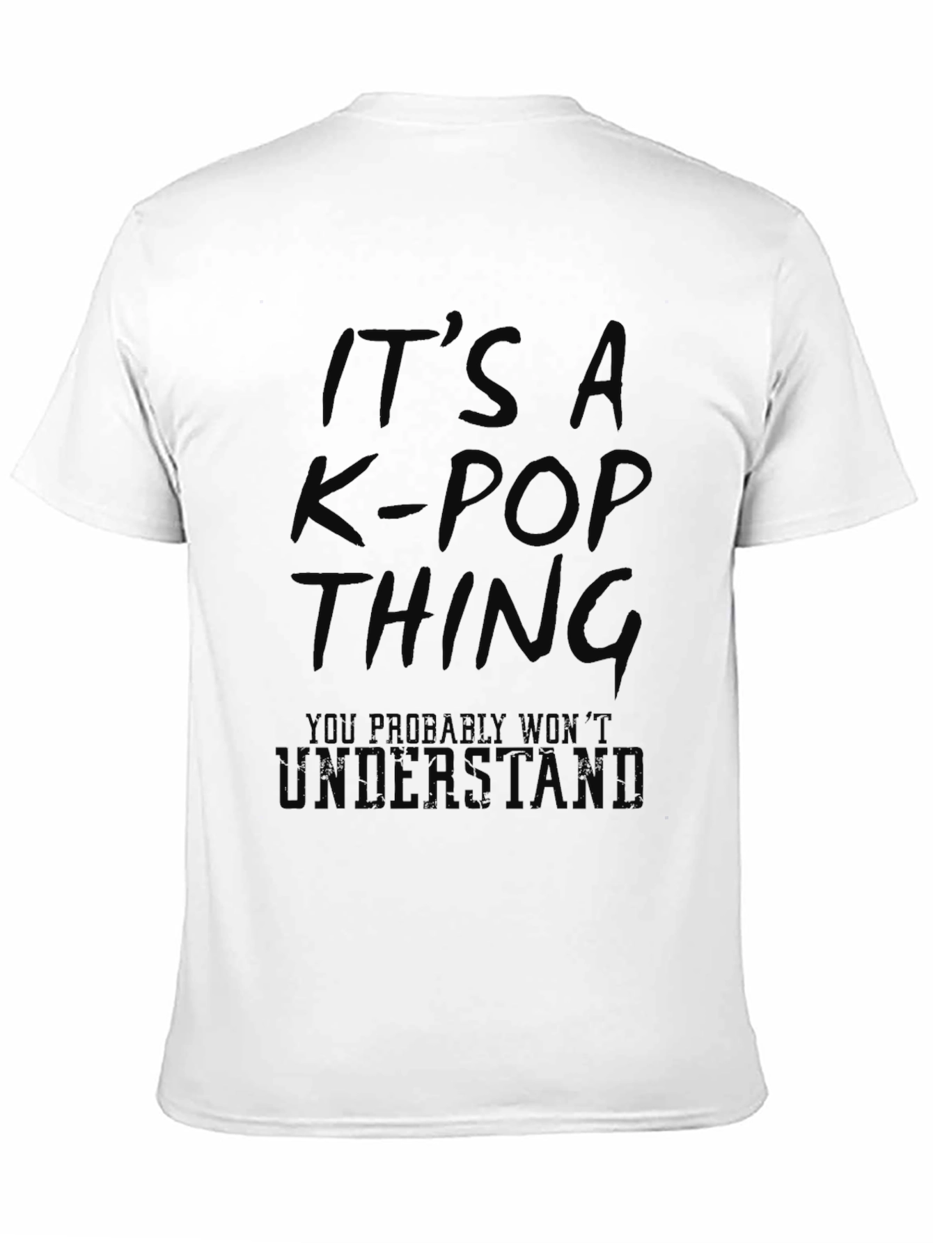 K-Pop Thing Graphic Tee - Black
