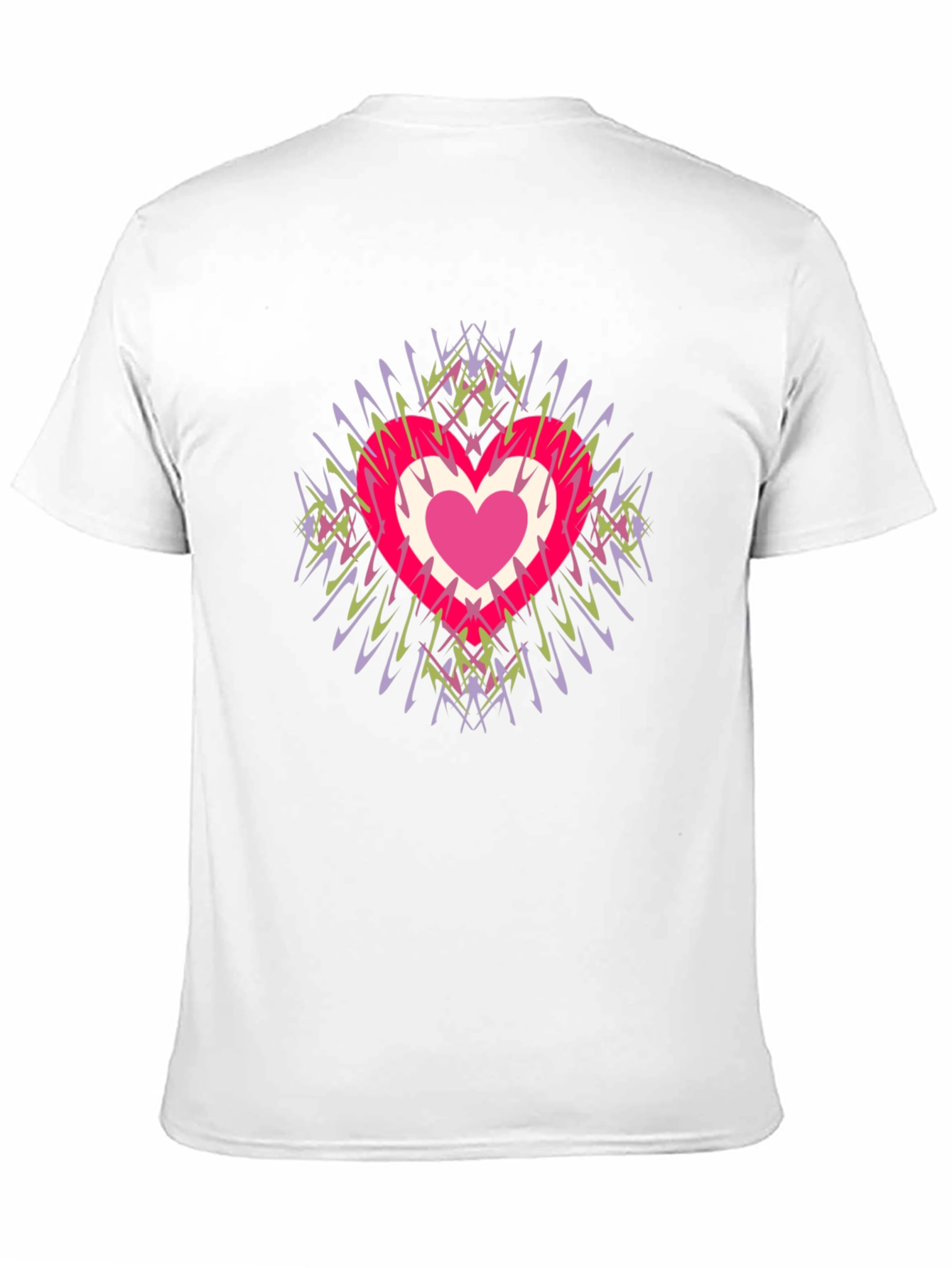Heart Burst Graphic Tee - Stylish Comfort