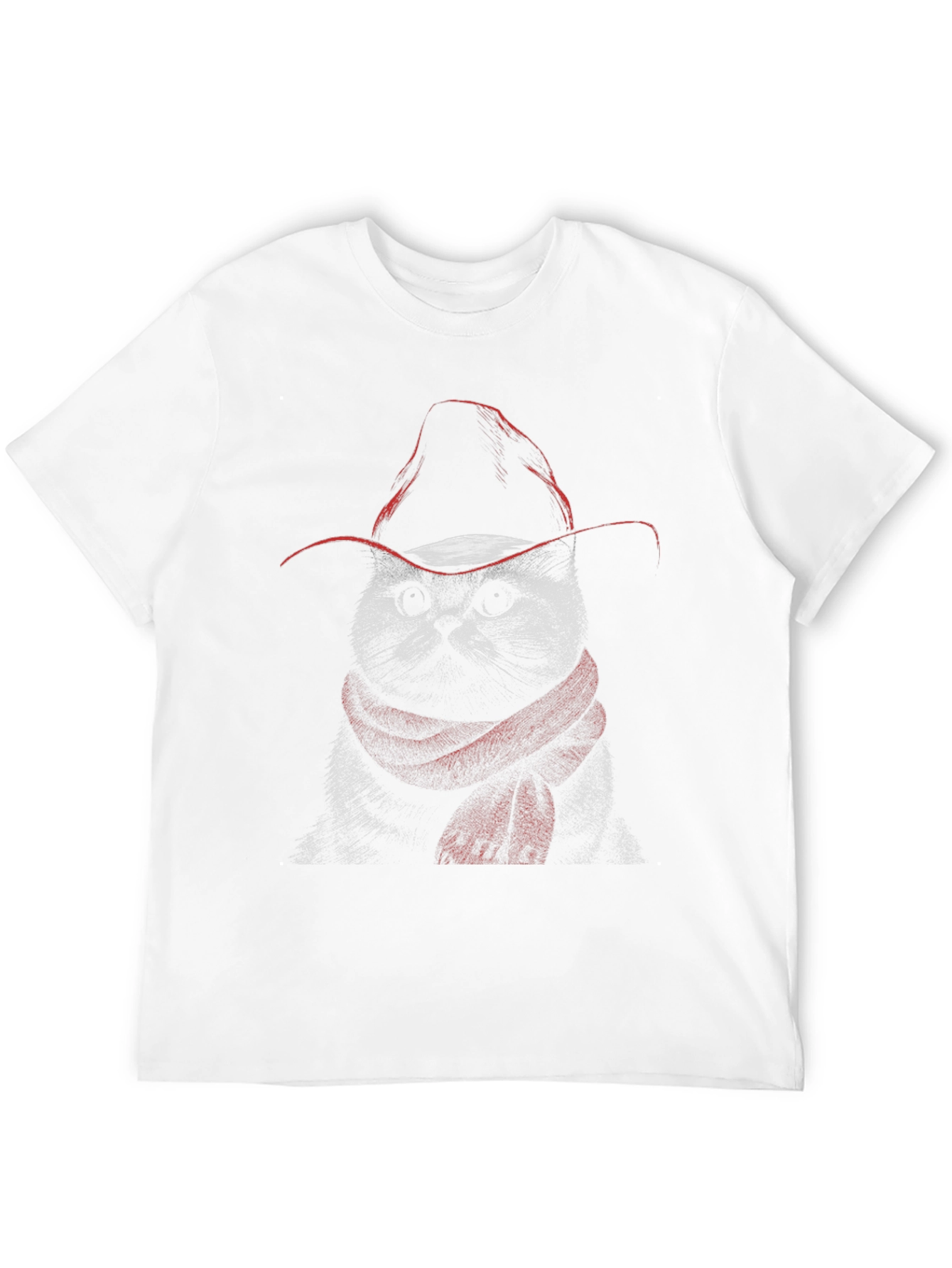 Cool Cat Cowboy T-Shirt - Unisex
