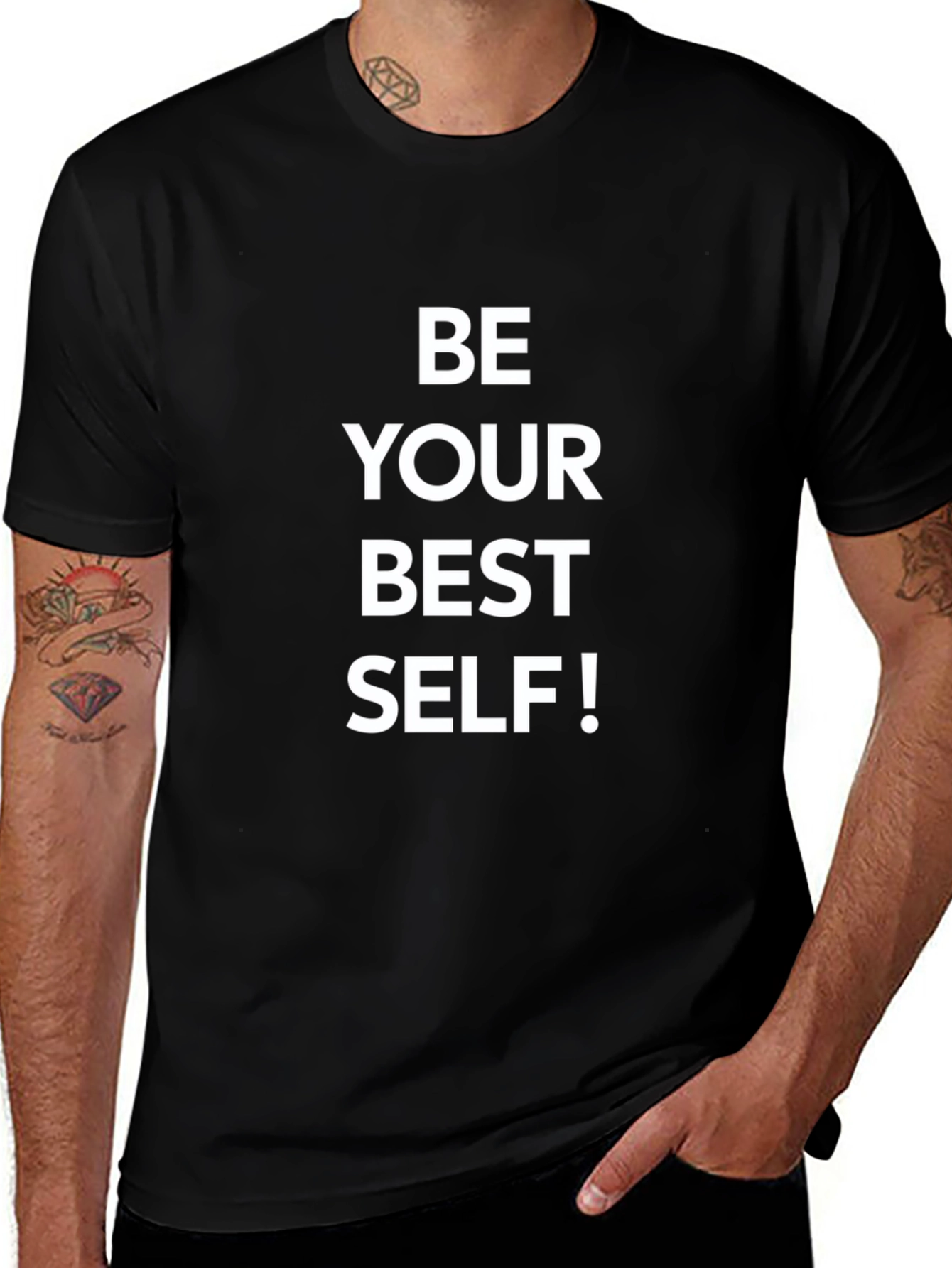 Be Your Best Self Black T-Shirt