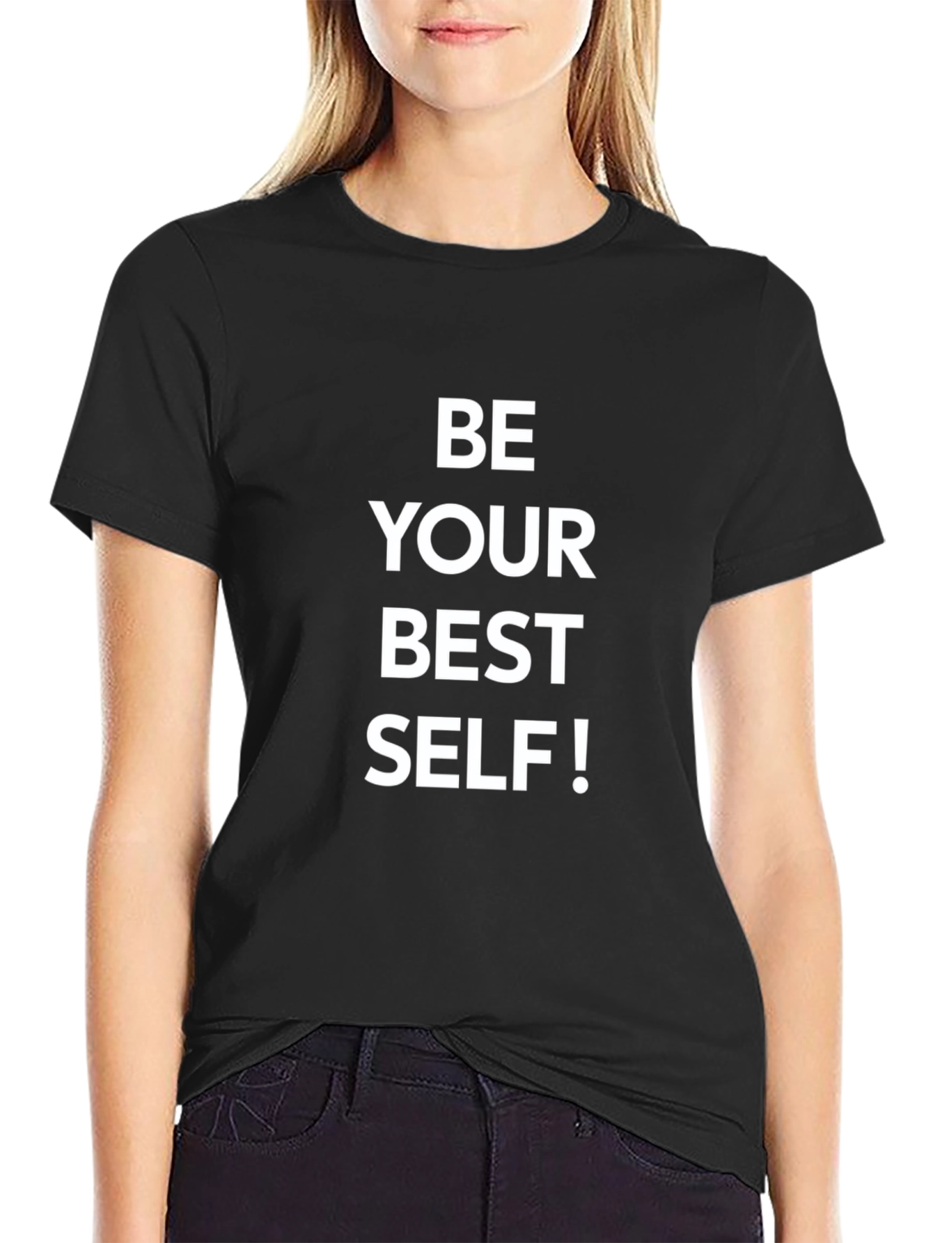 Be Your Best Self Black T-Shirt