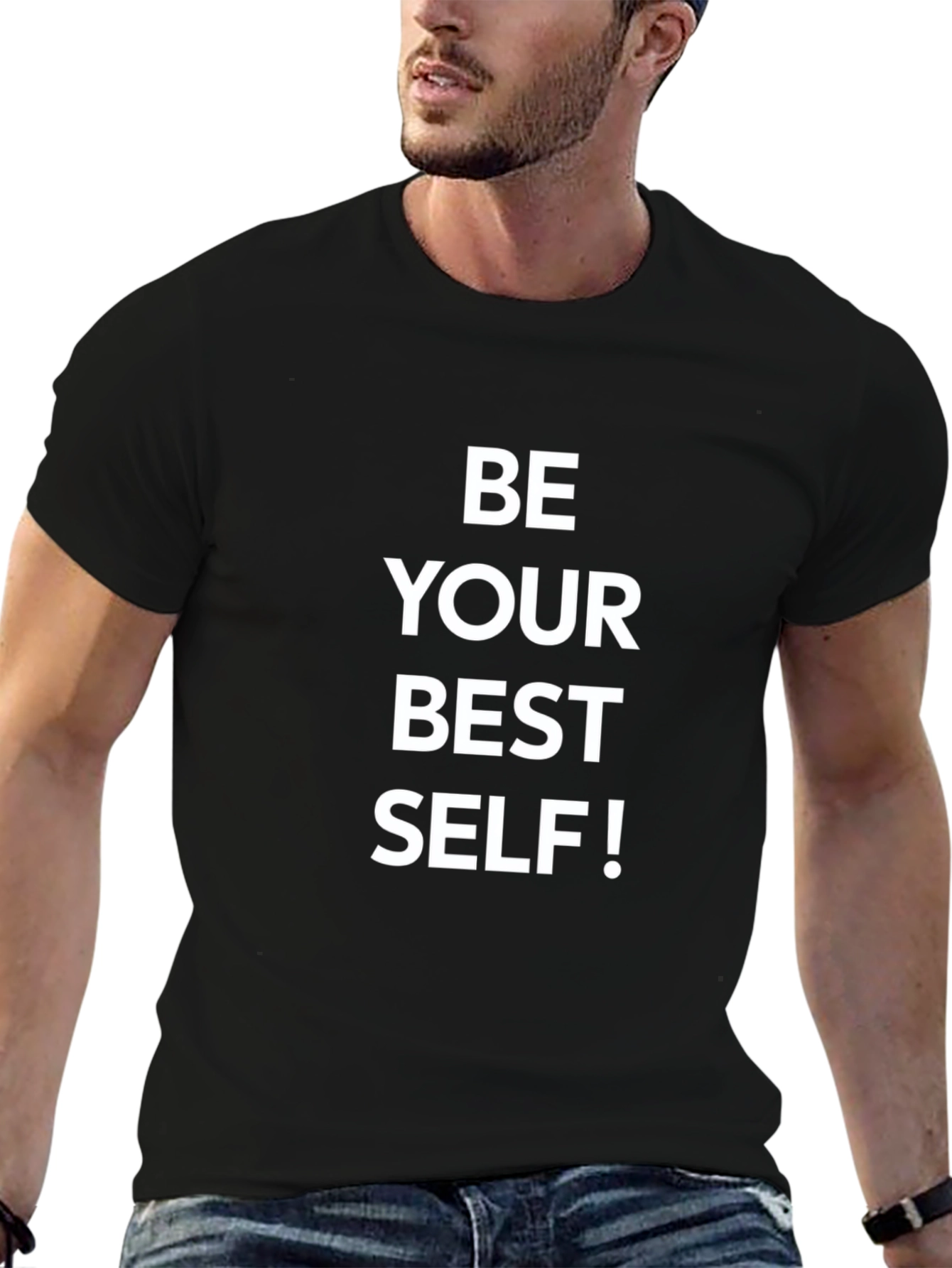 Be Your Best Self Black T-Shirt