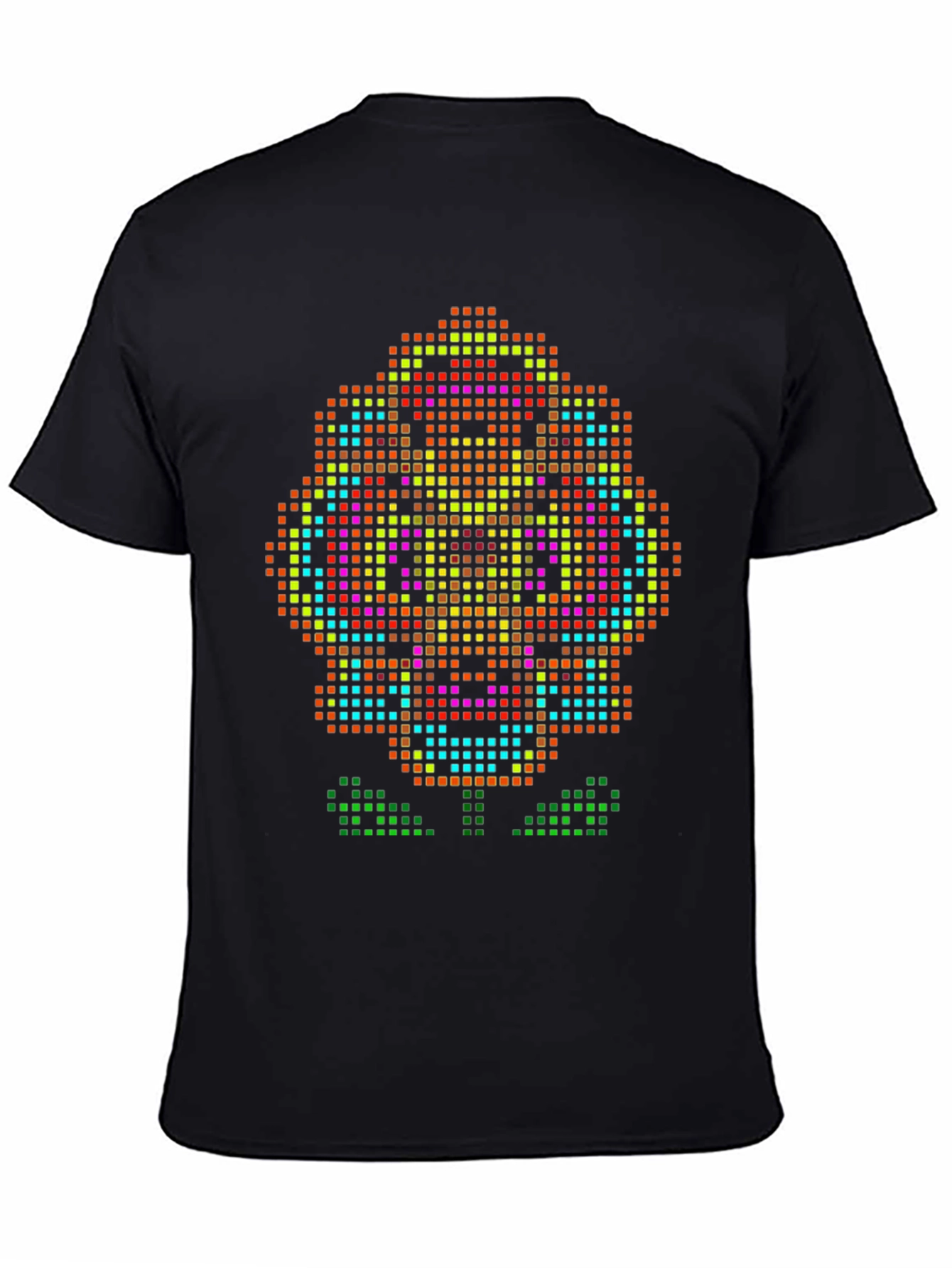 Pixel Art Flower T-Shirt - Retro Gaming Style Tee