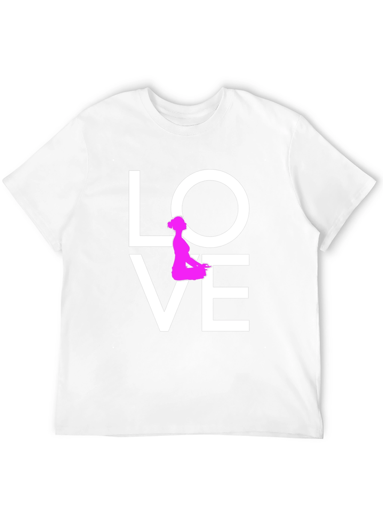 Yoga Love Graphic Tee - Black