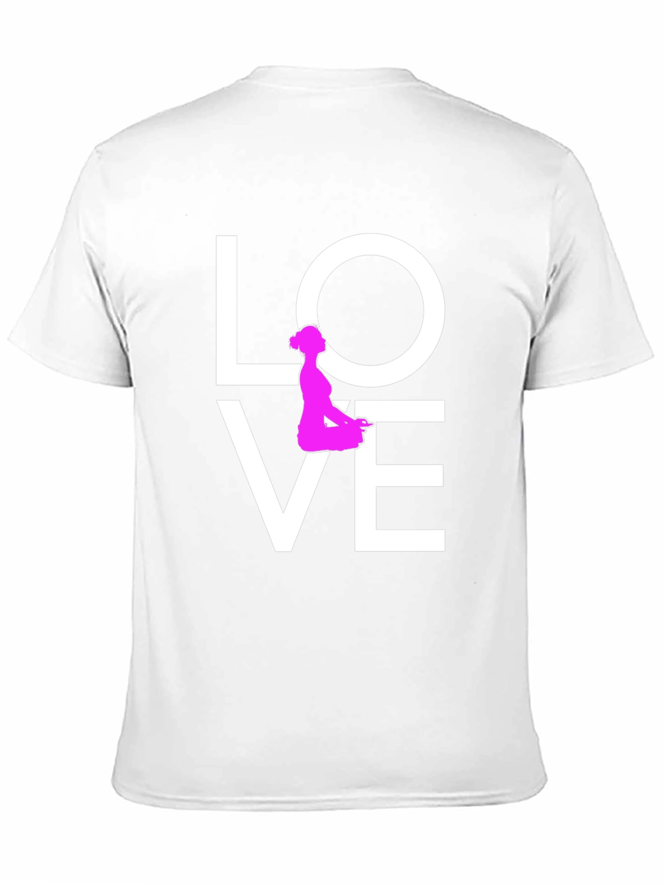 Yoga Love Graphic Tee - Black