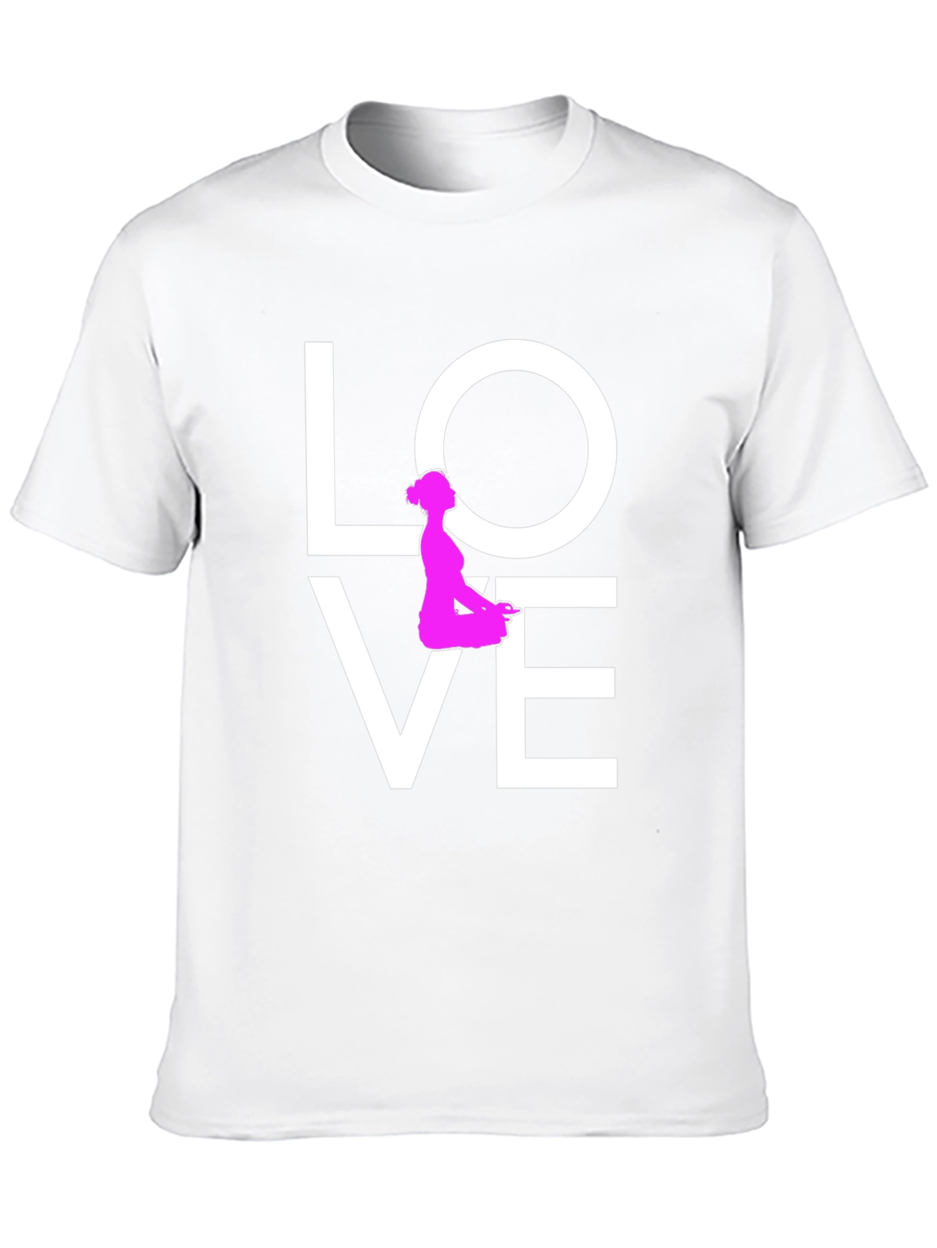 Yoga Love Graphic Tee - Black