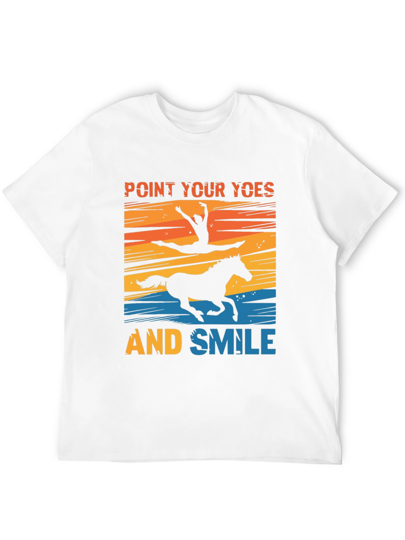Point Your Toes and Smile Black T-Shirt