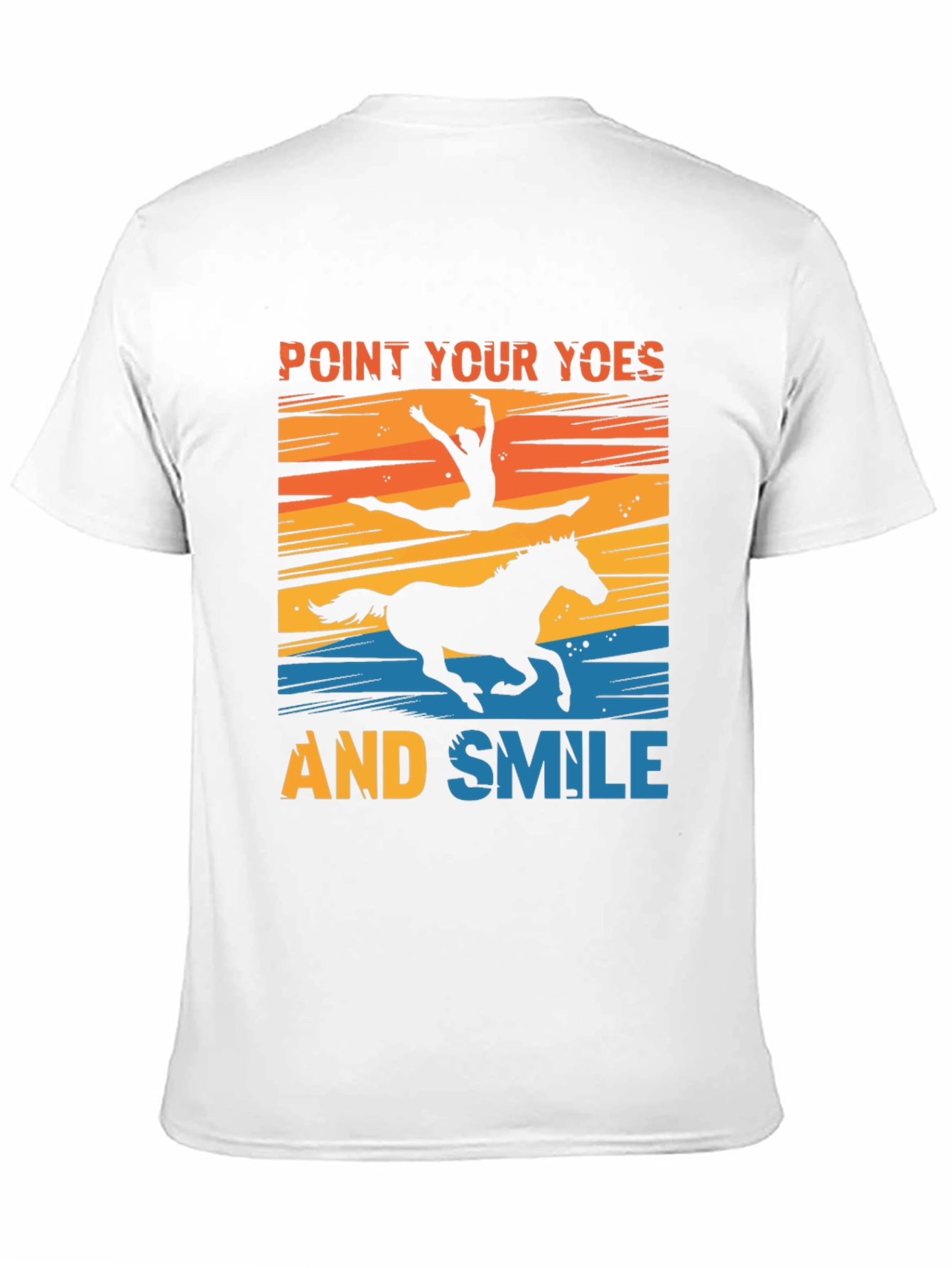 Point Your Toes and Smile Black T-Shirt