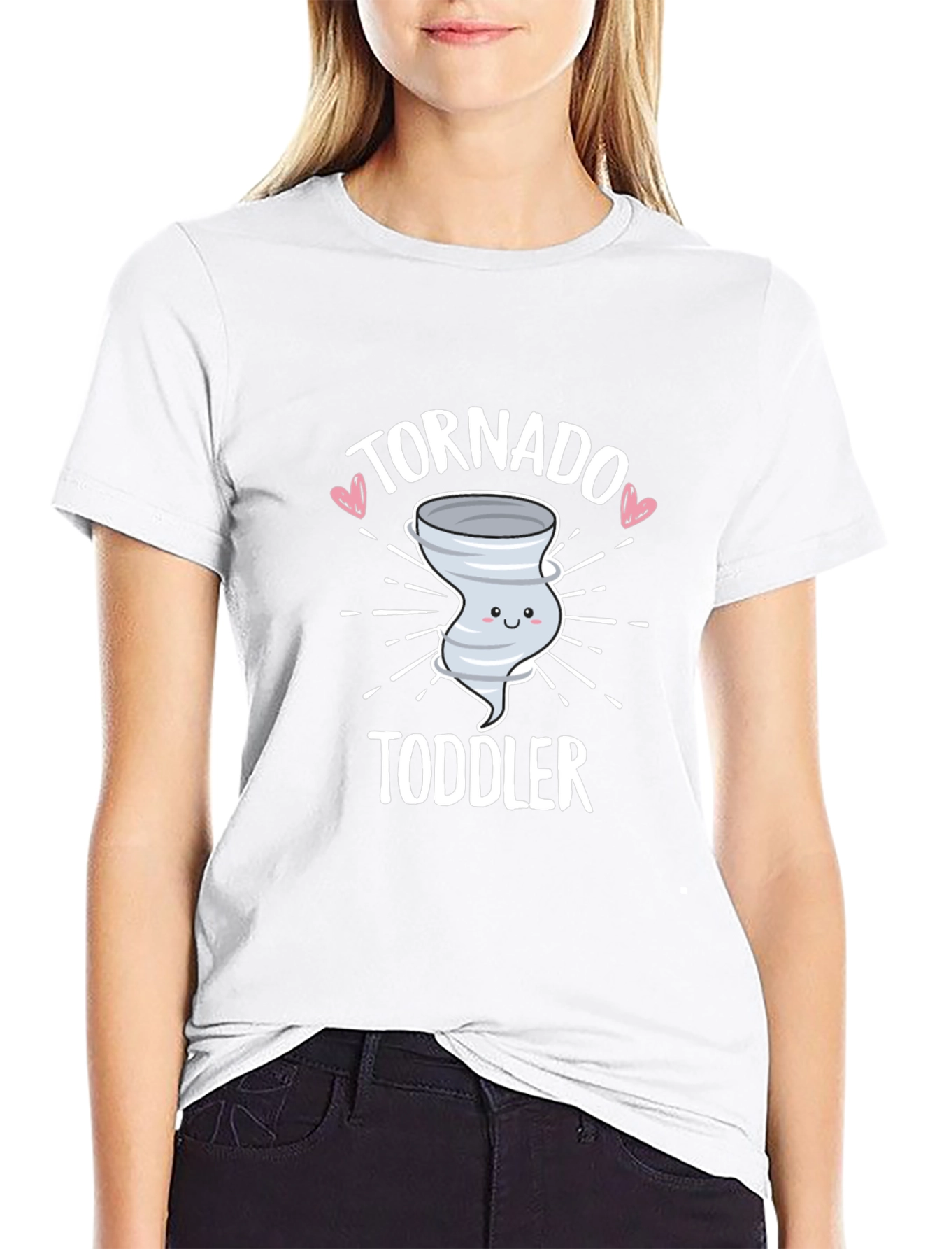 Tornado Toddler Black Cotton T-Shirt